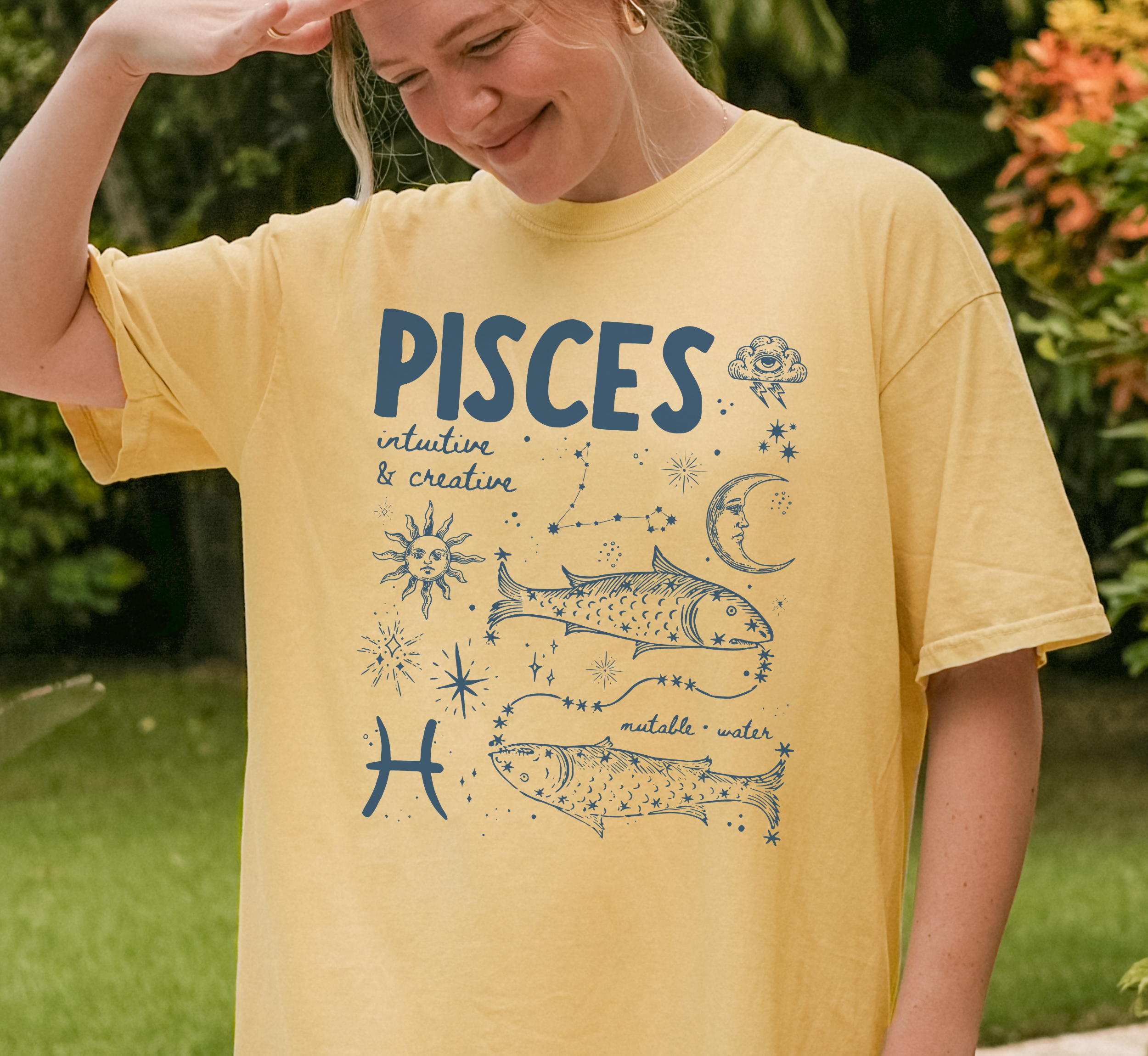 Medieval Pisces Zodiac T-Shirt