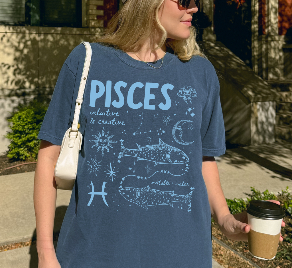 Medieval Pisces Zodiac T-Shirt