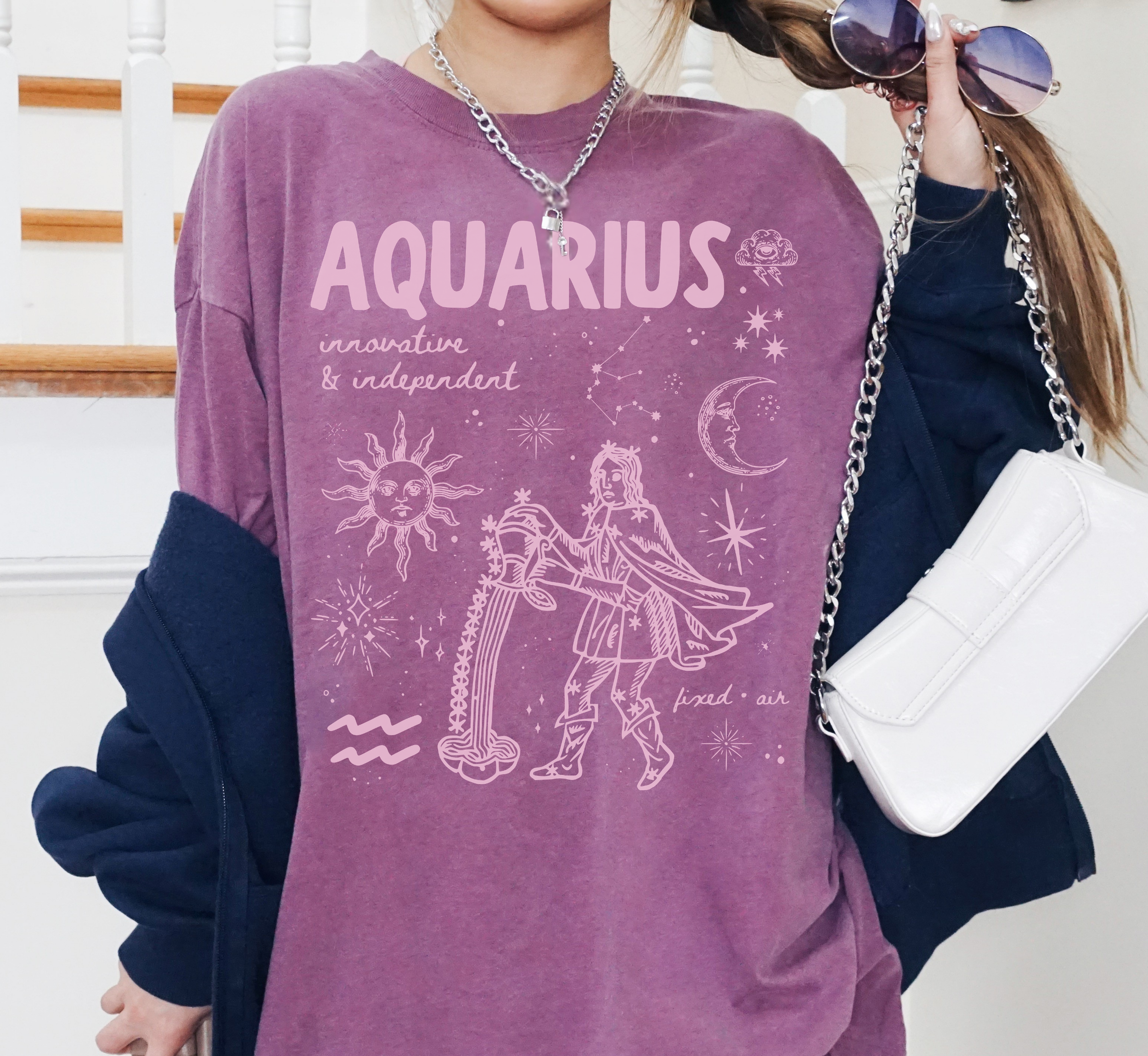 Medieval Aquarius Zodiac T-Shirt
