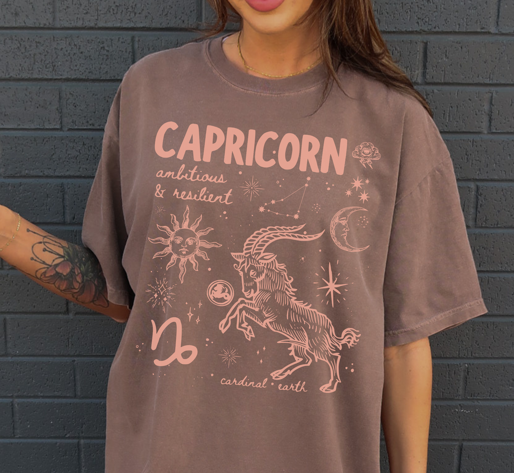 Medieval Capricorn Zodiac T-Shirt