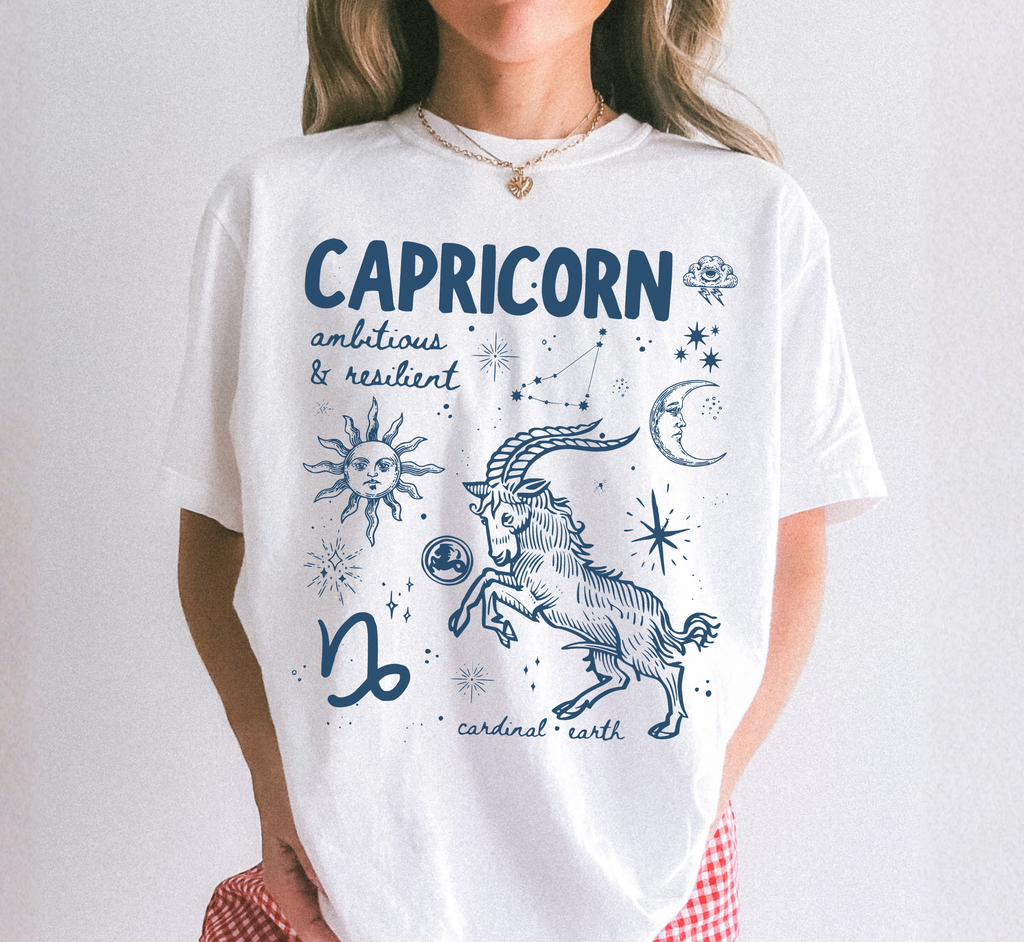 Medieval Capricorn Zodiac T-Shirt