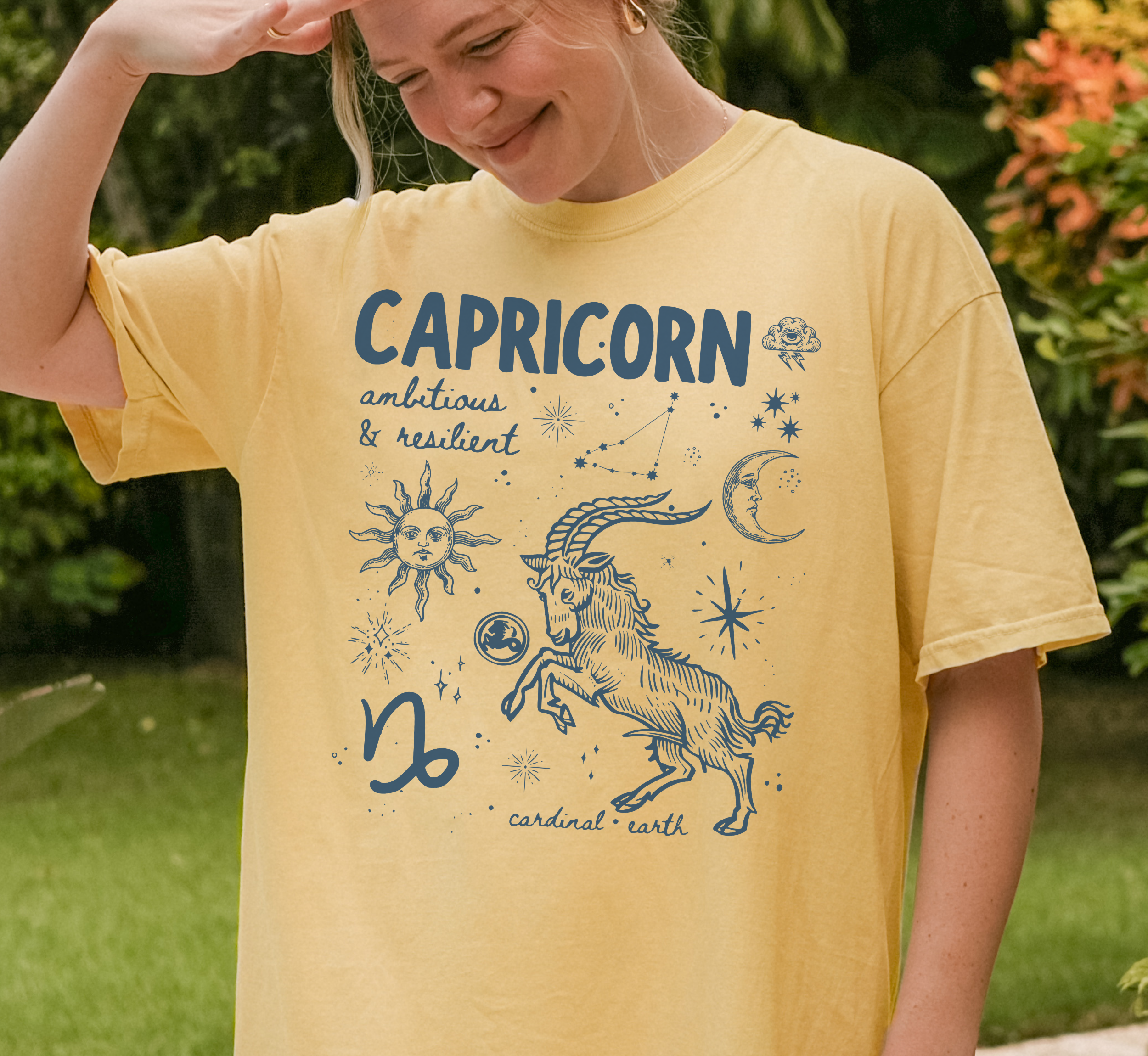 Medieval Capricorn Zodiac T-Shirt