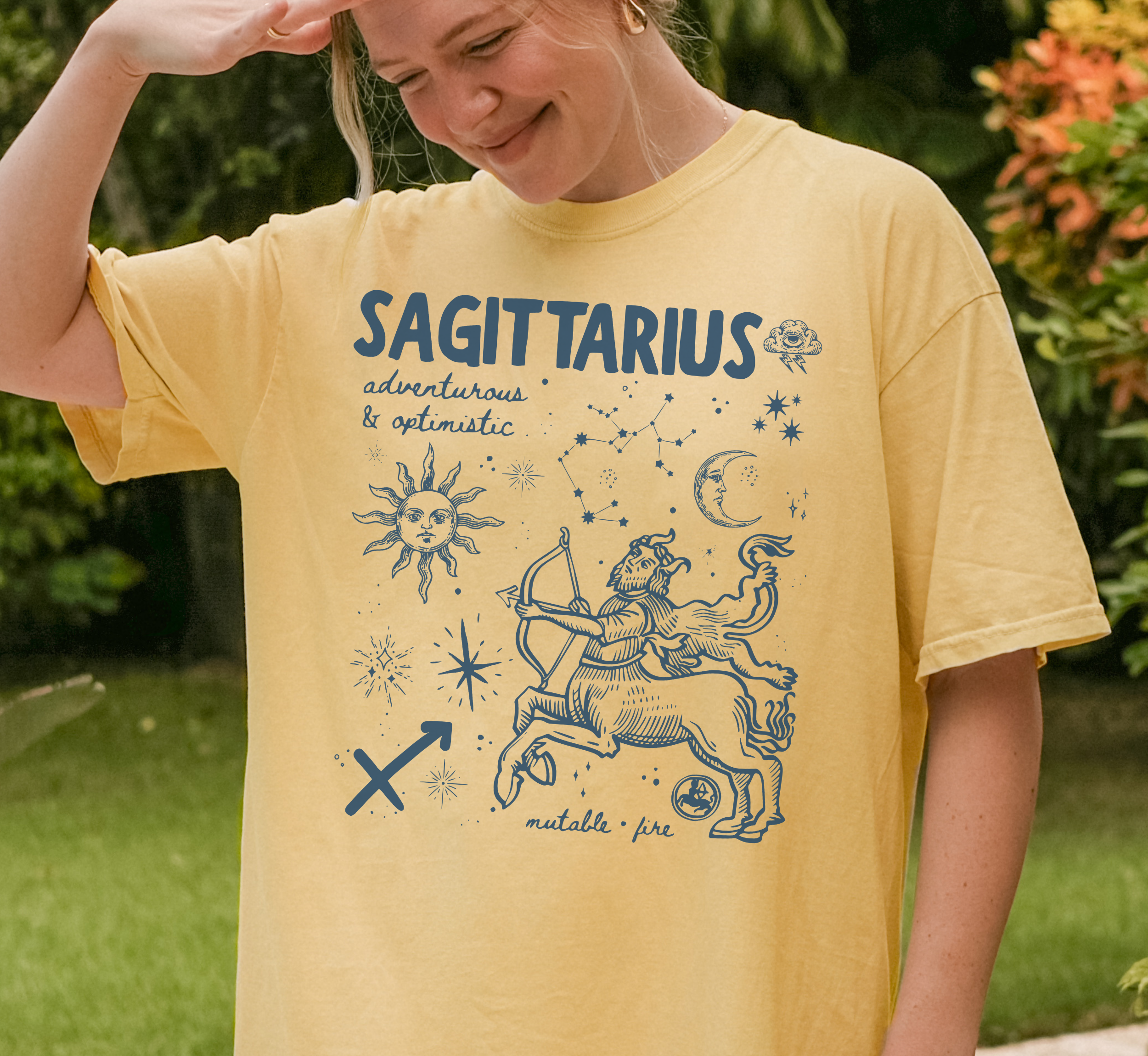 Medieval Sagittarius Zodiac T-Shirt