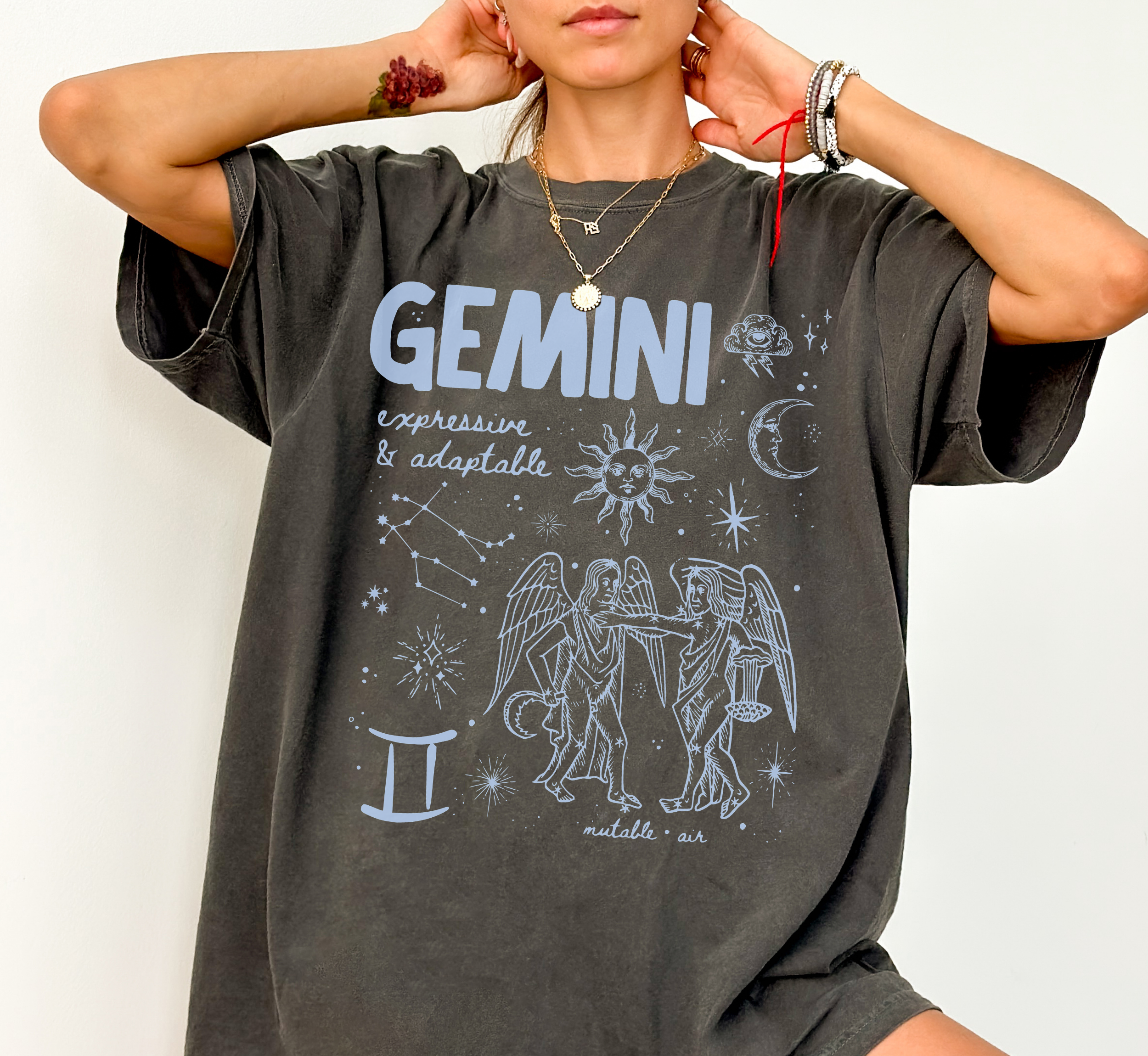 Medieval Gemini Zodiac T-Shirt