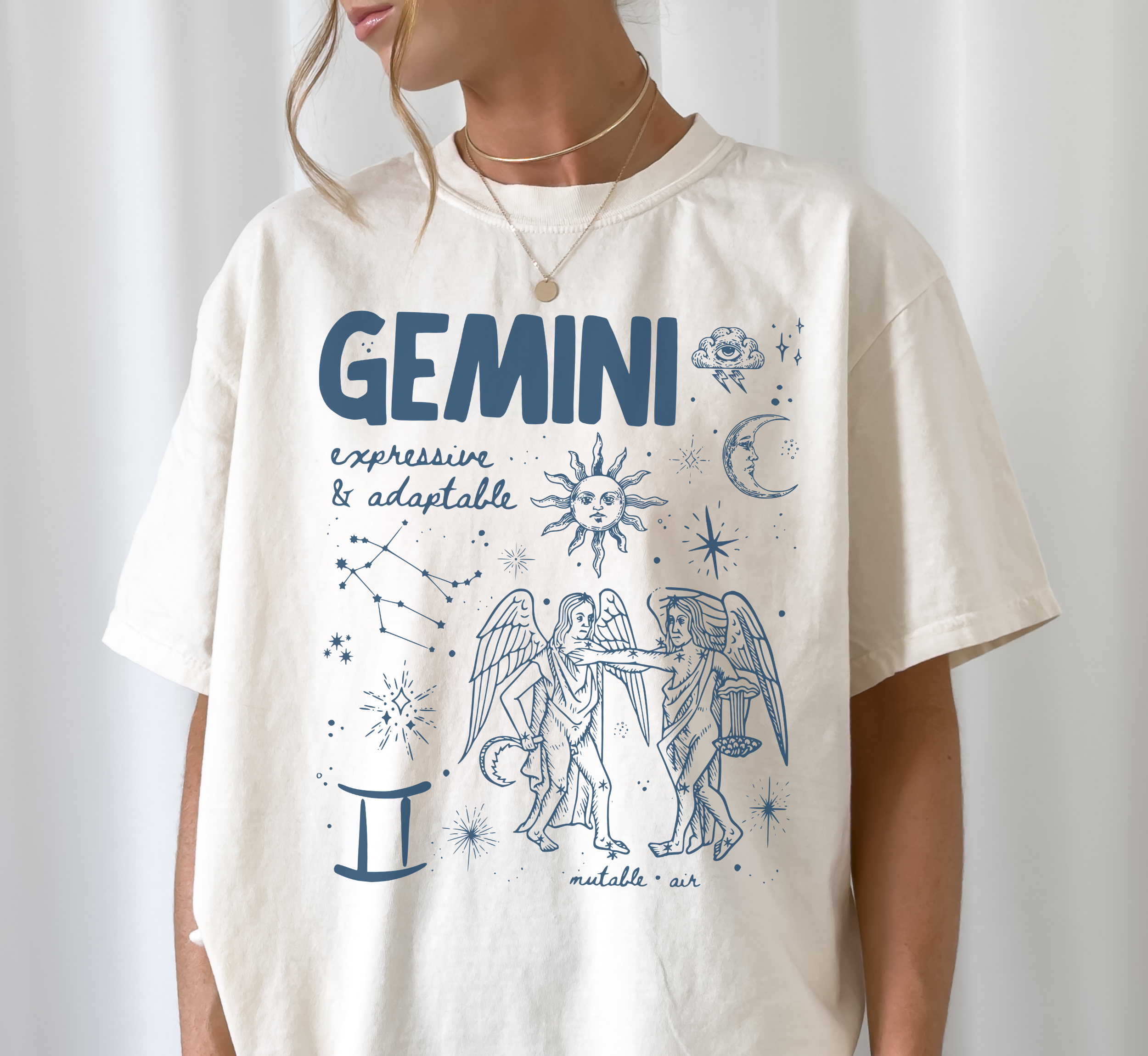 Medieval Gemini Zodiac T-Shirt