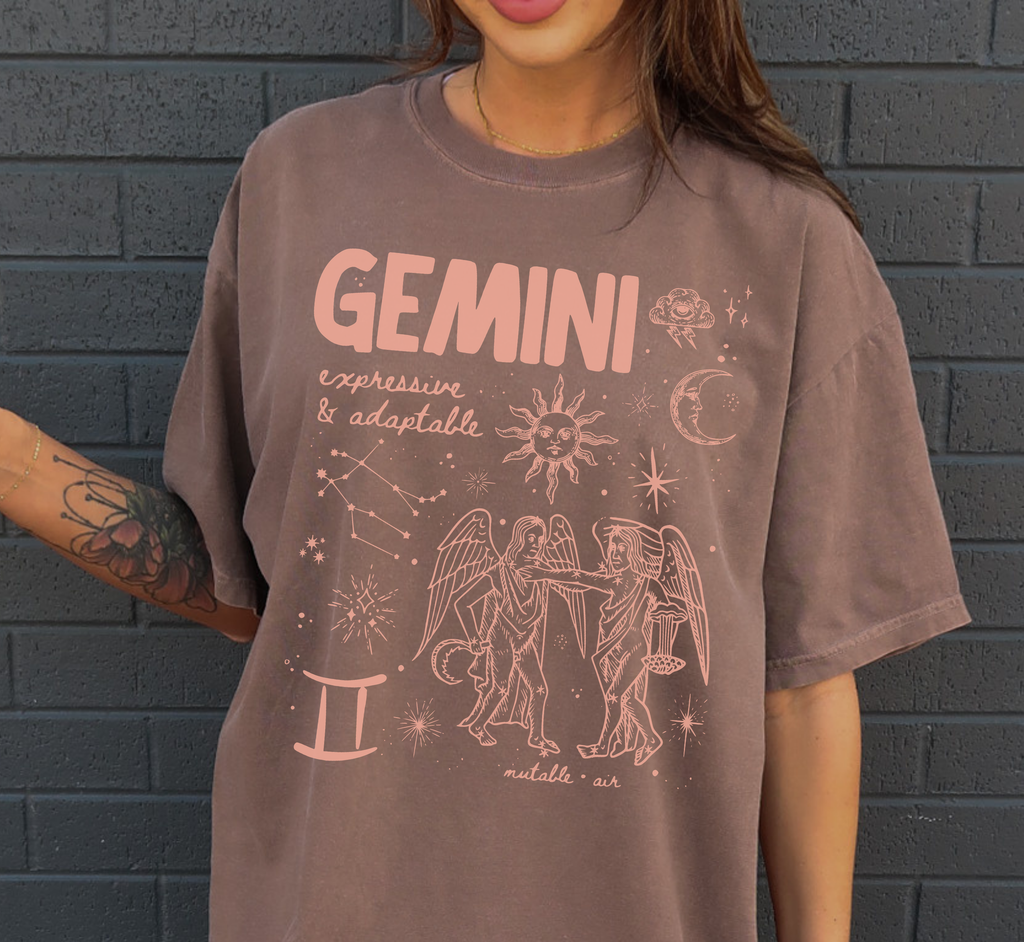 Medieval Gemini Zodiac T-Shirt