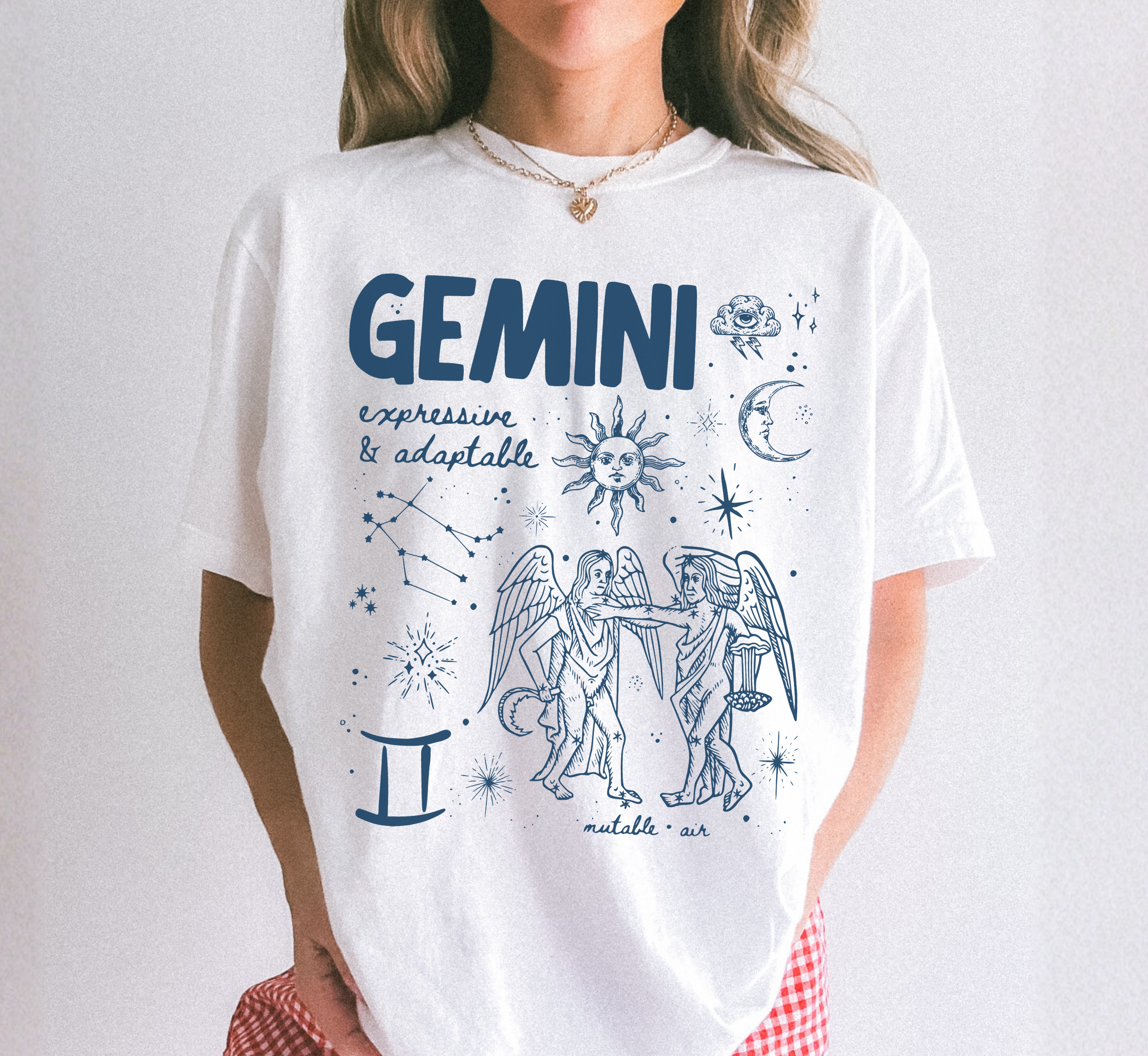Medieval Gemini Zodiac T-Shirt