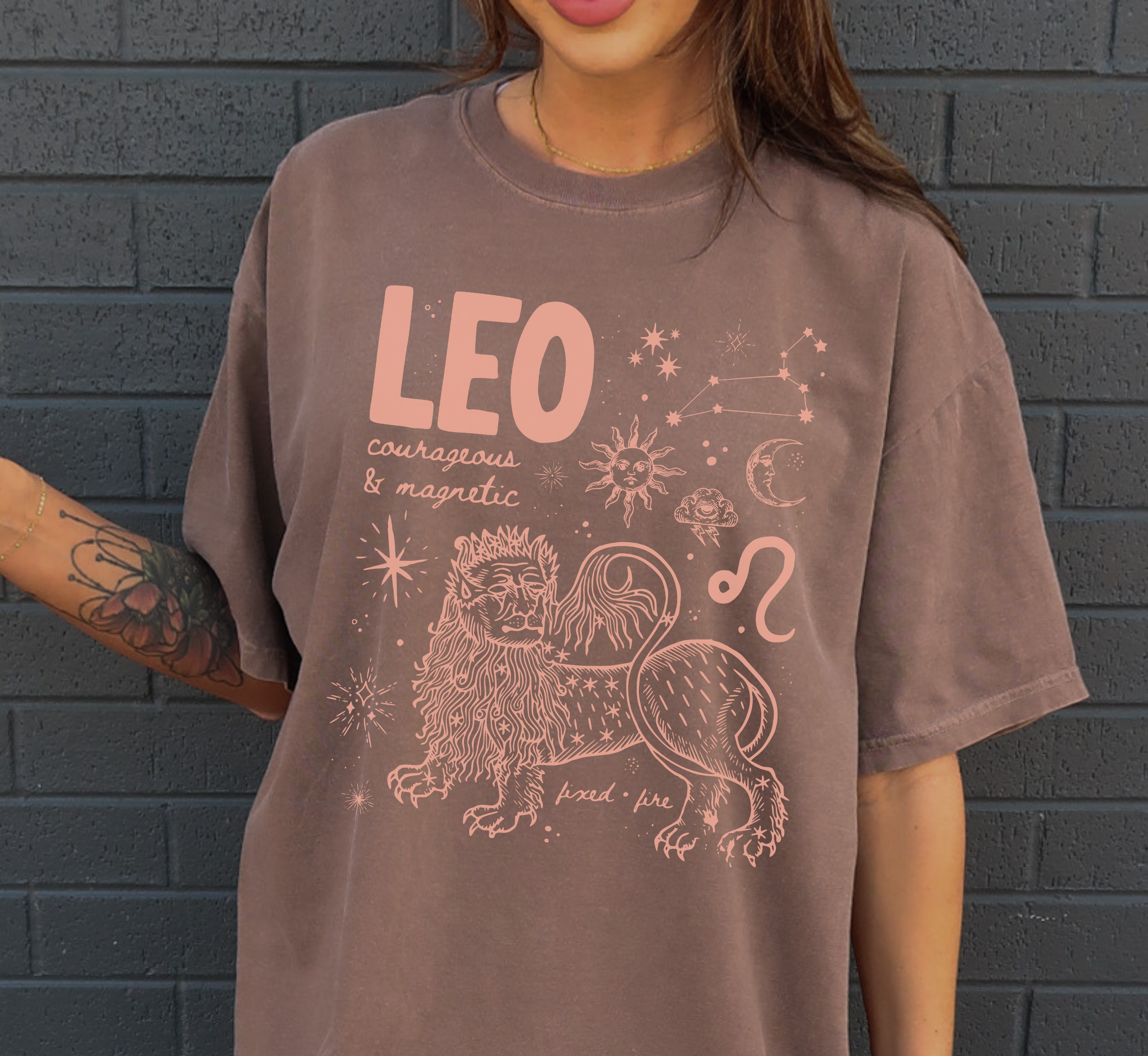 Medieval Leo Zodiac T-Shirt