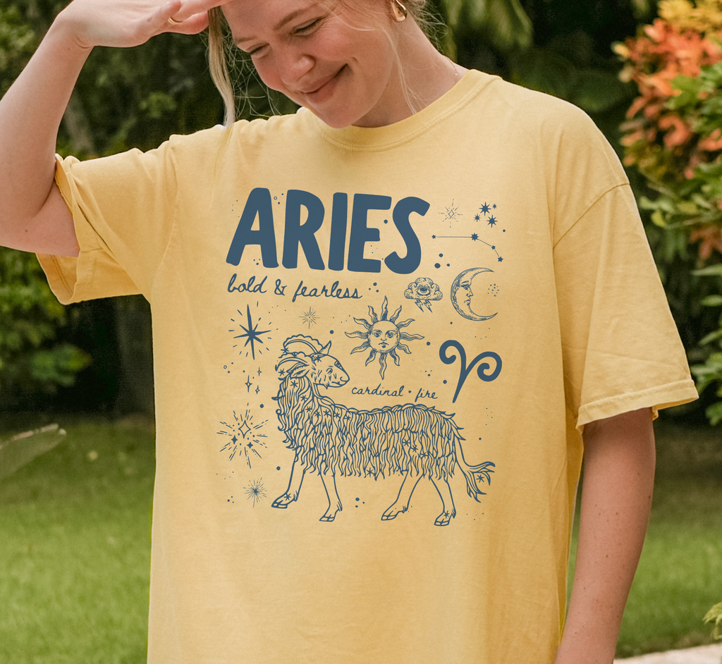 Medieval Aries Zodiac T-Shirt