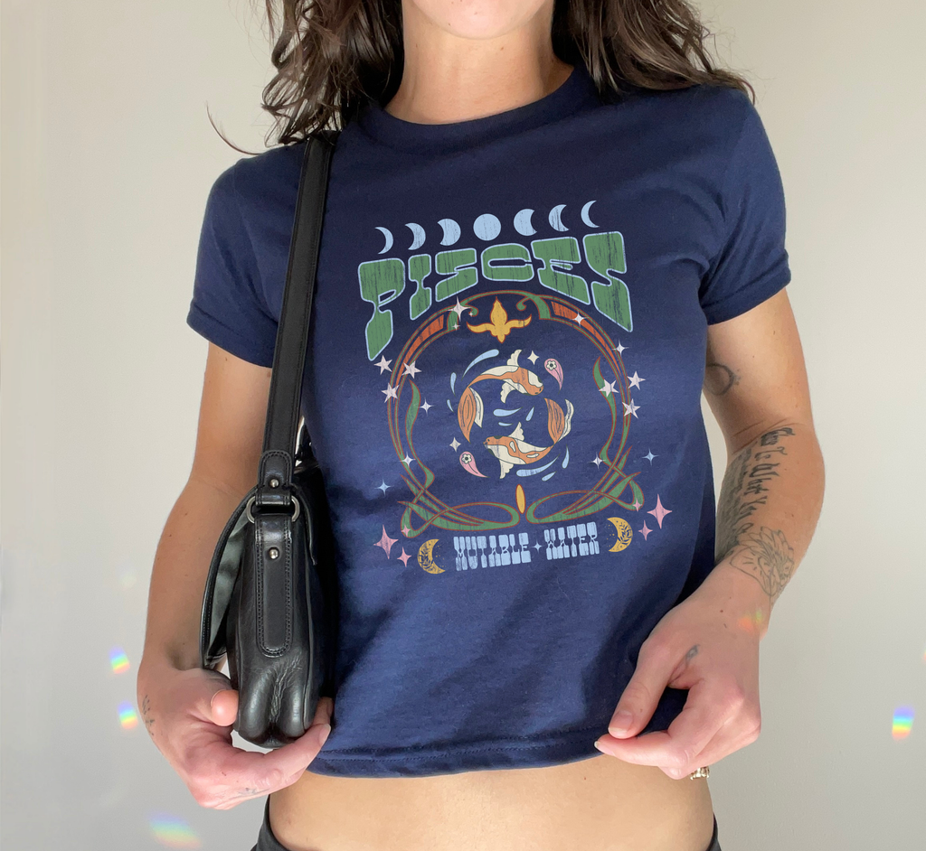 Pisces Zodiac Baby Tee