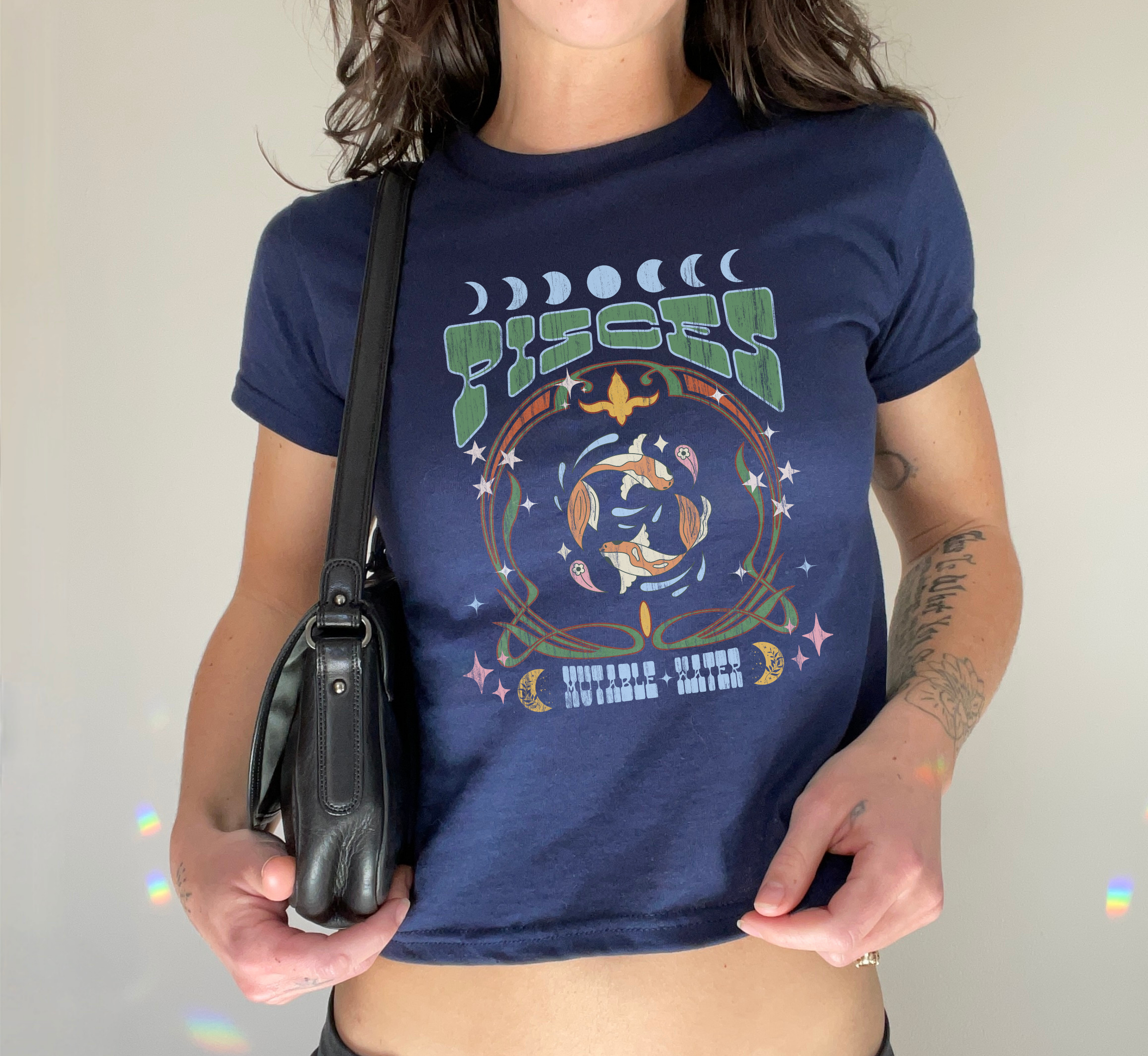 Pisces Zodiac Baby Tee