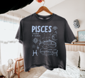 Medieval Pisces Zodiac Boxy Tee