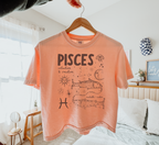 Medieval Pisces Zodiac Boxy Tee