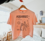 Medieval Aquarius Zodiac Boxy Tee