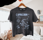 Medieval Capricorn Zodiac Boxy Tee