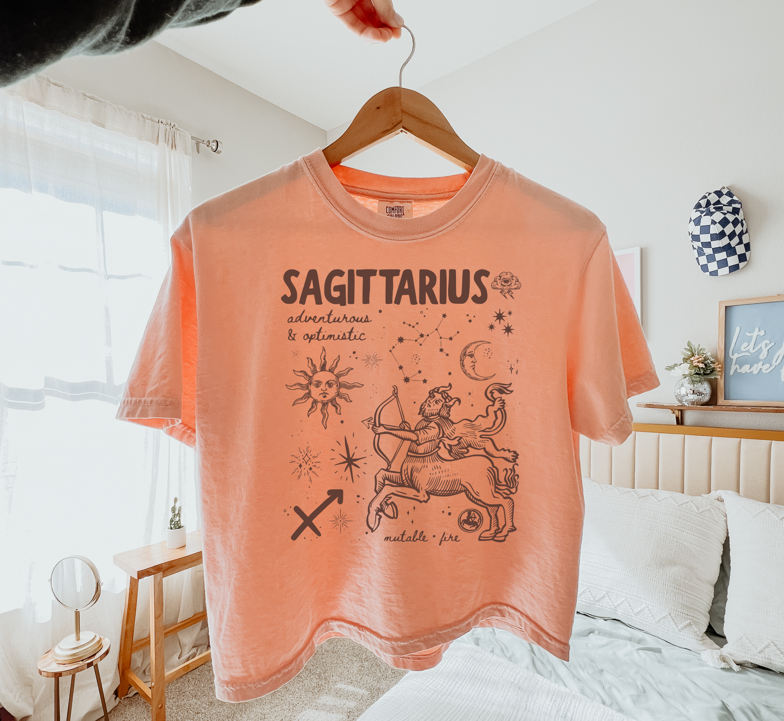 Medieval Sagittarius Zodiac Boxy Tee