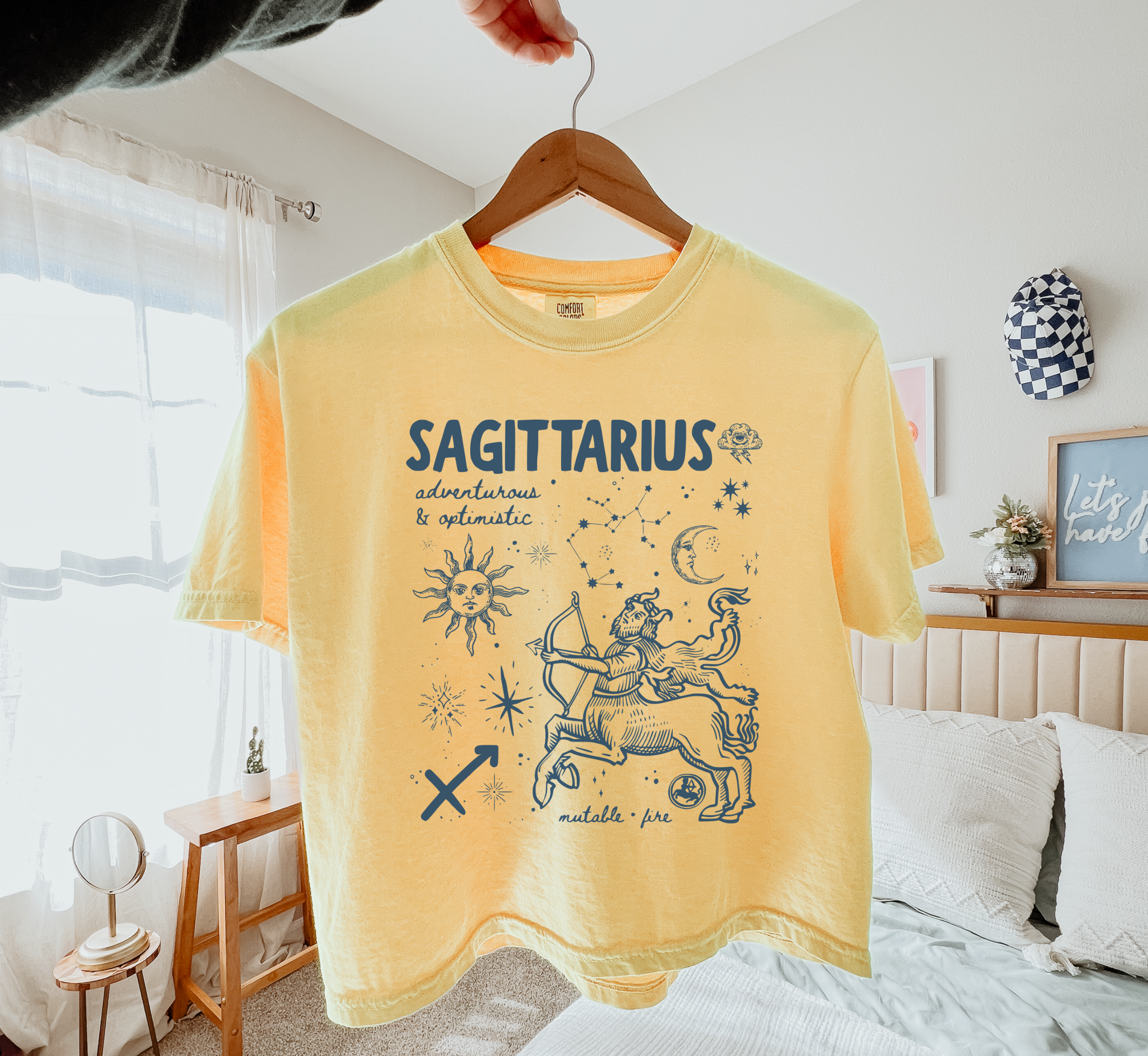 Medieval Sagittarius Zodiac Boxy Tee