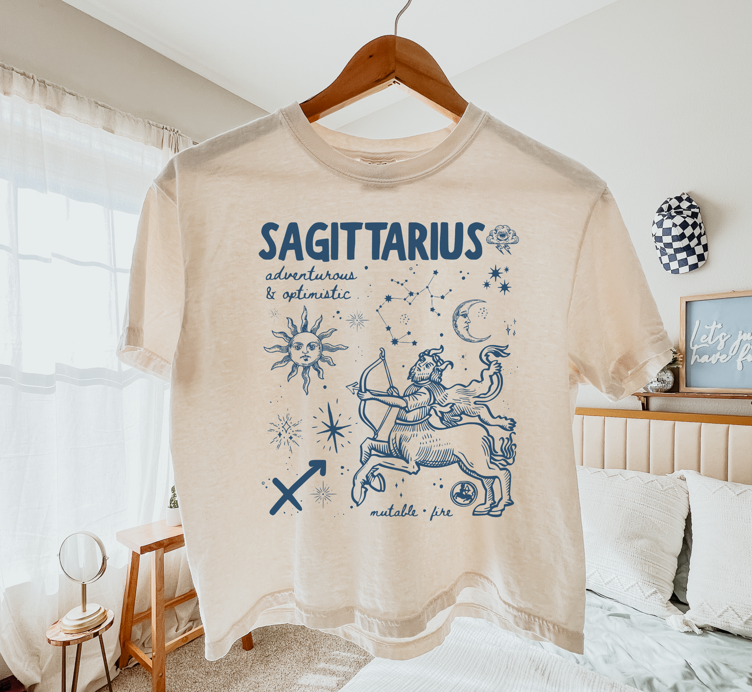 Medieval Sagittarius Zodiac Boxy Tee