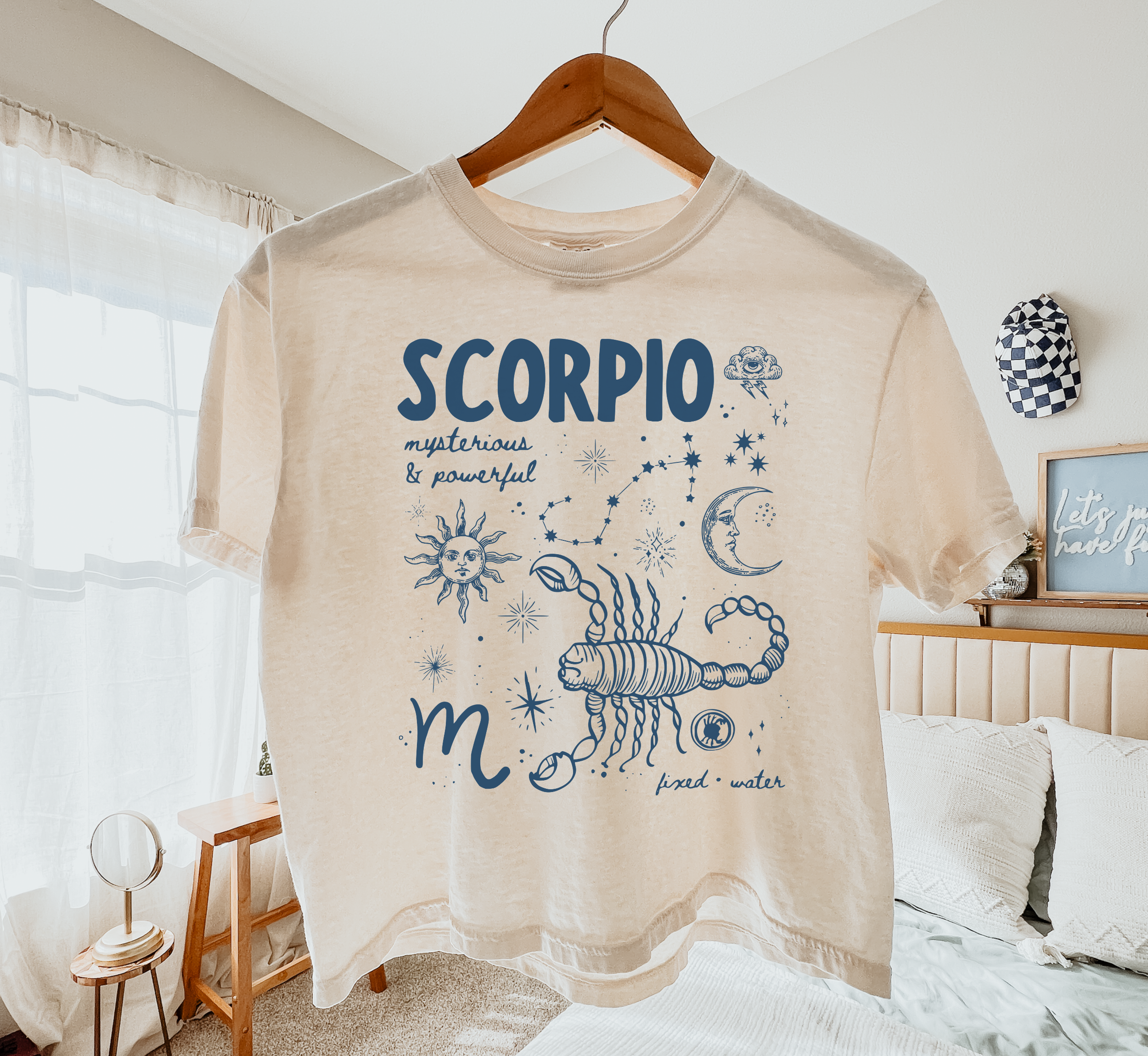 Medieval Scorpio Zodiac Boxy Tee
