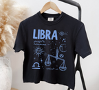 Medieval Libra Zodiac Boxy Tee