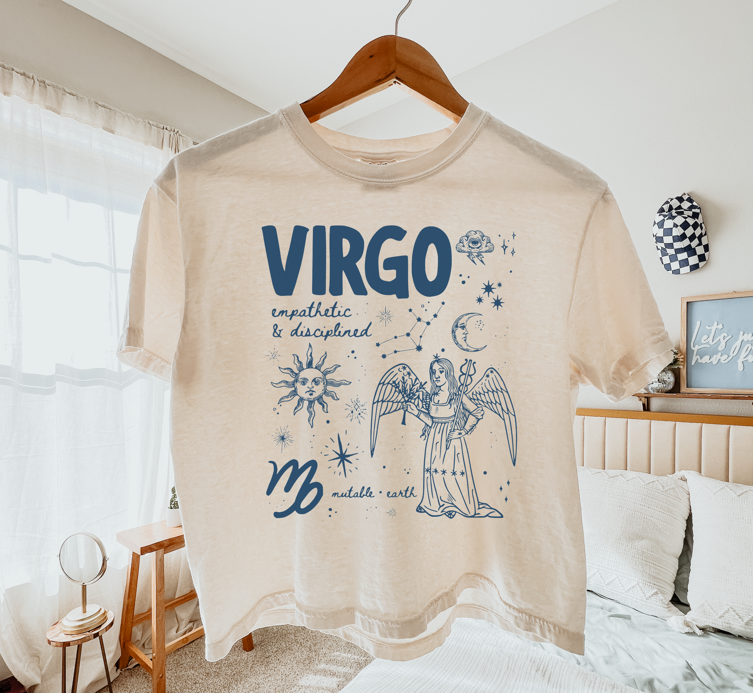 Medieval Virgo Zodiac Boxy Tee