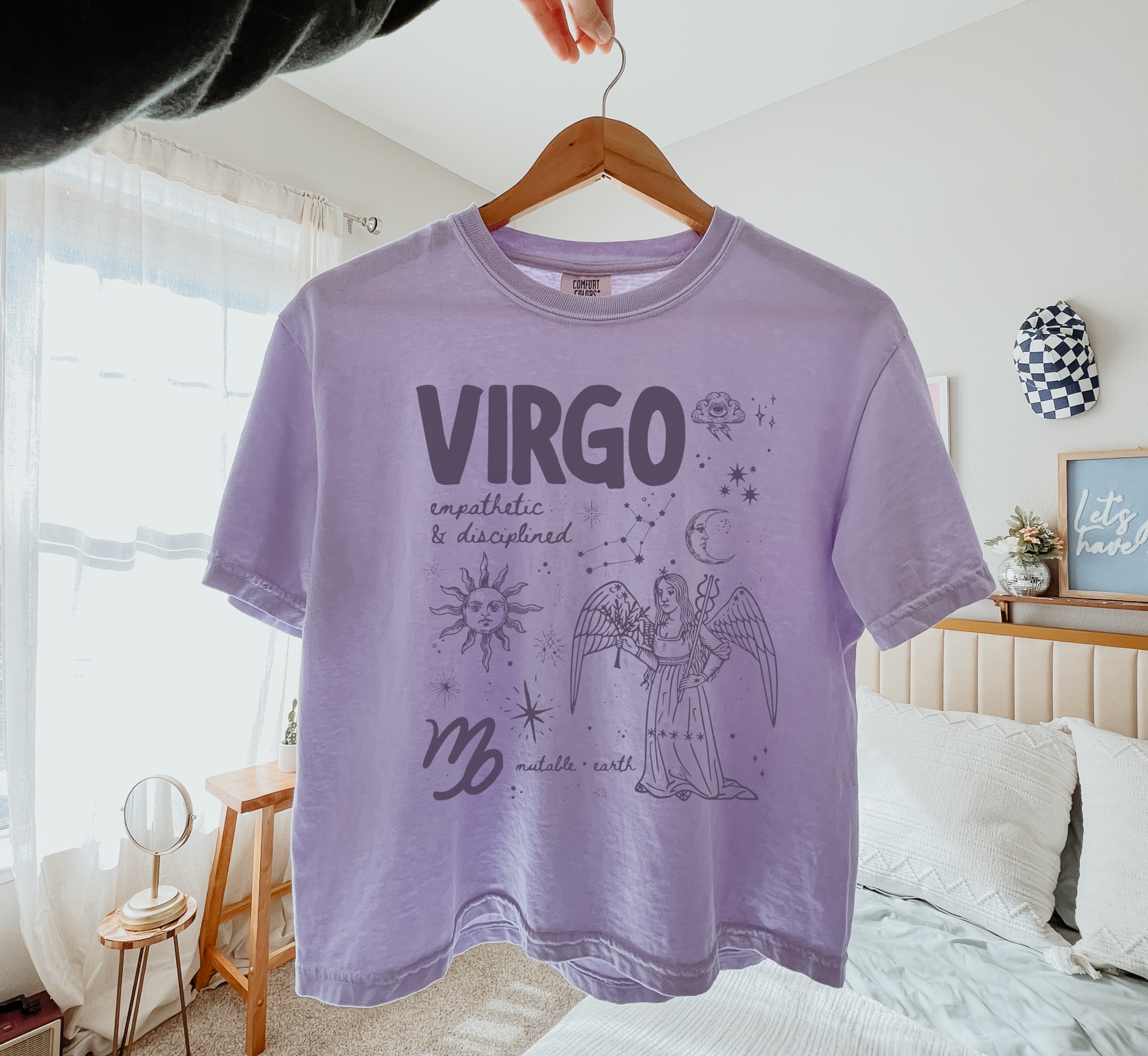 Medieval Virgo Zodiac Boxy Tee
