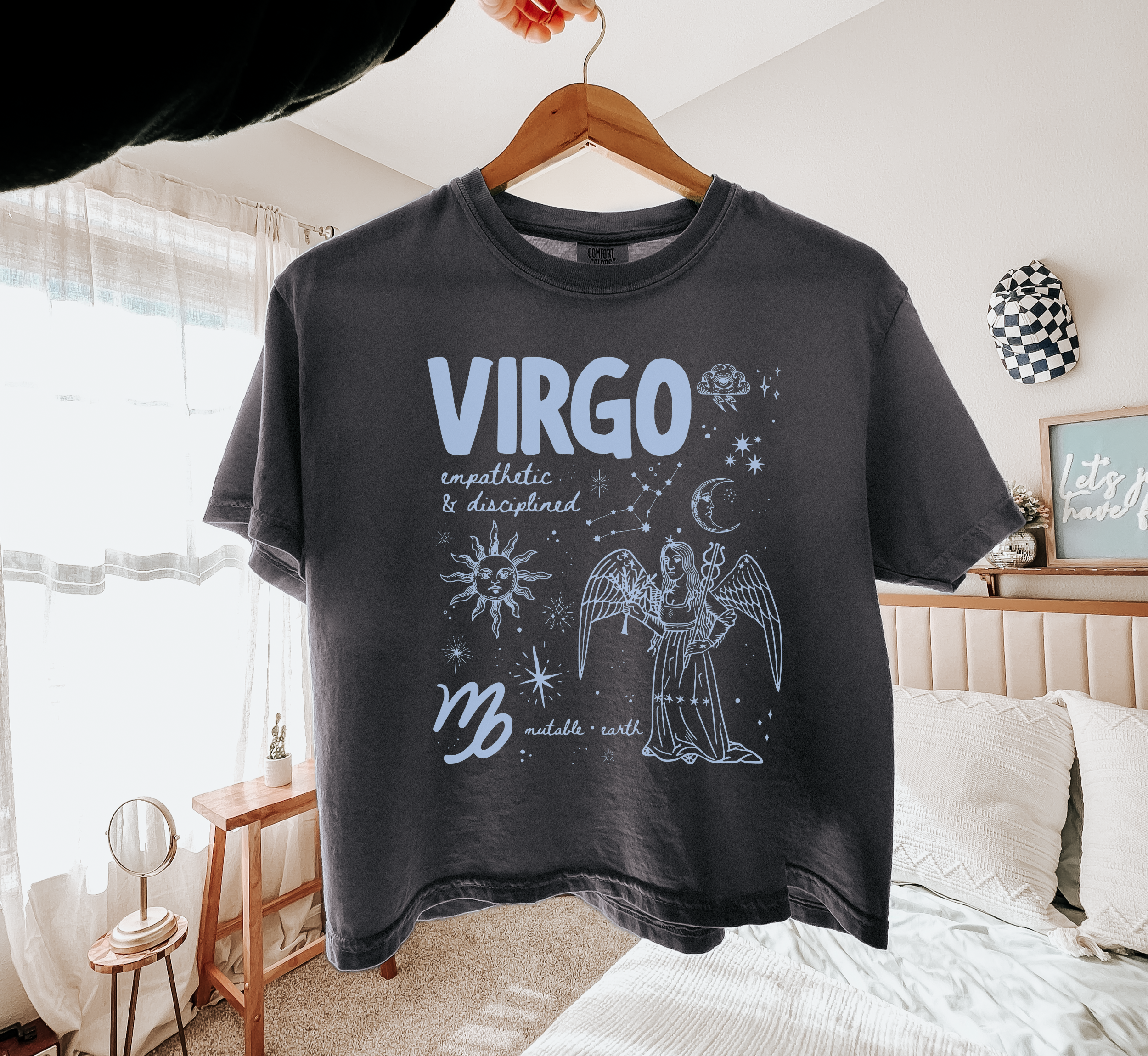 Medieval Virgo Zodiac Boxy Tee