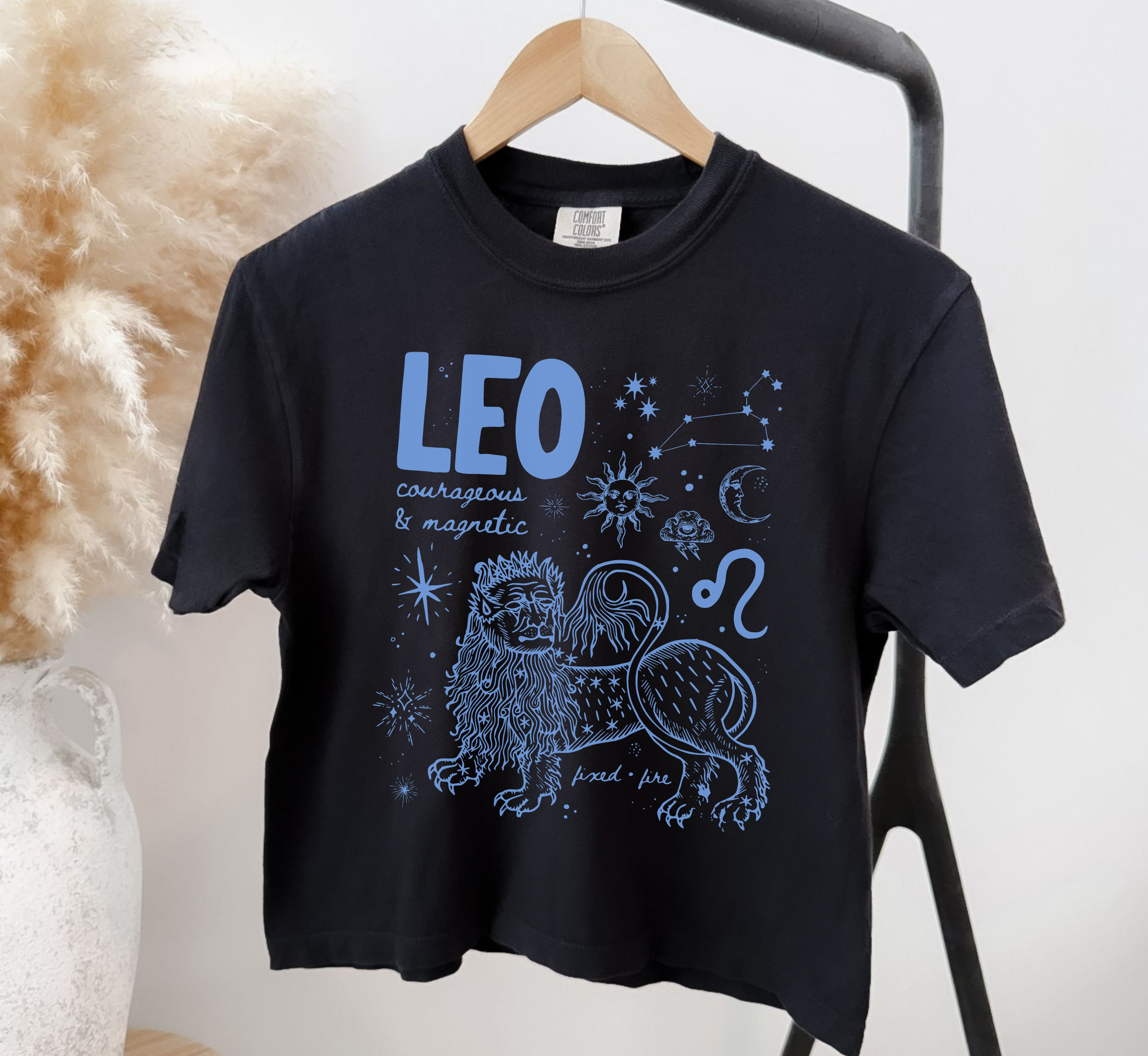 Medieval Leo Zodiac Boxy Tee