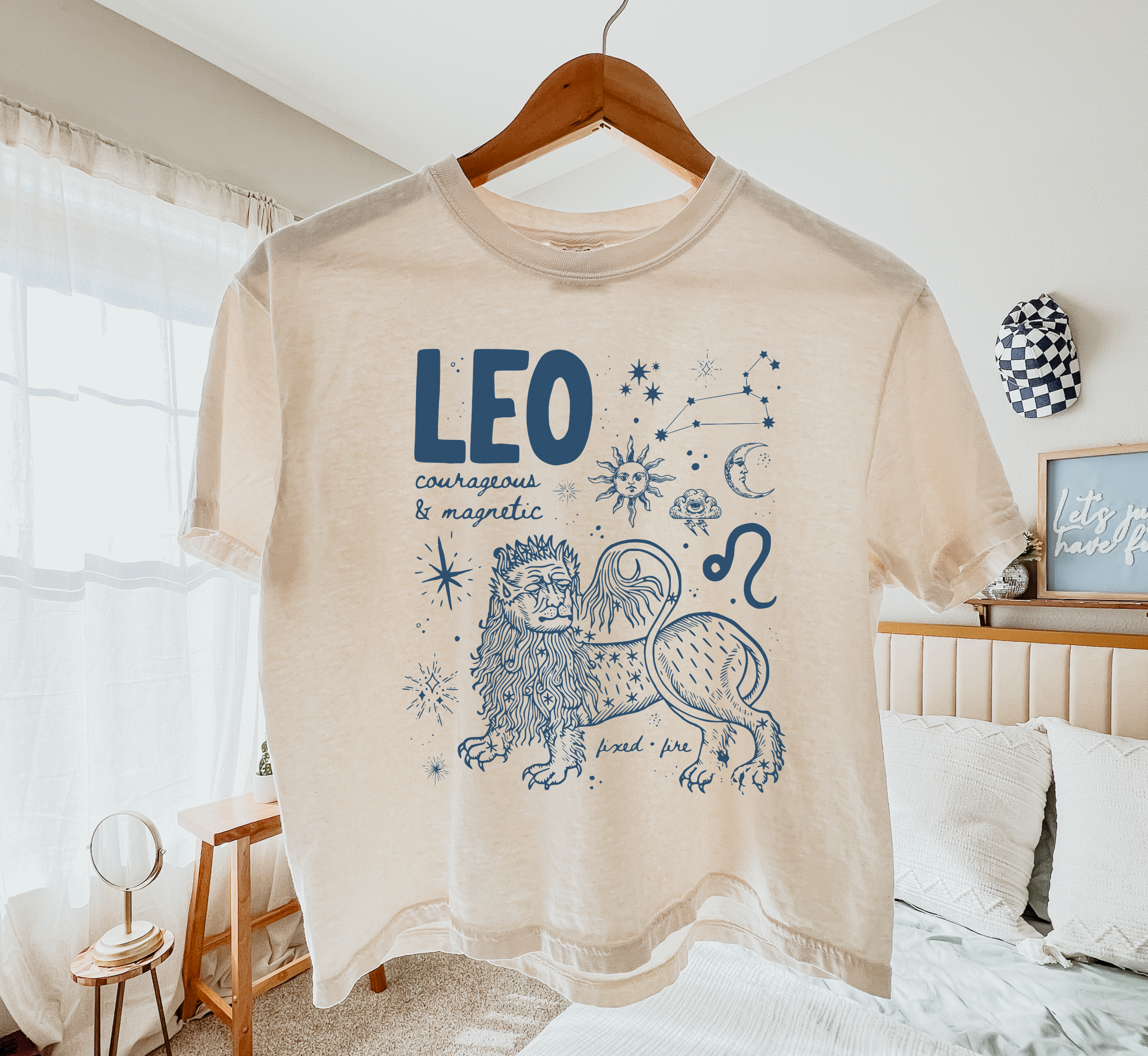Medieval Leo Zodiac Boxy Tee