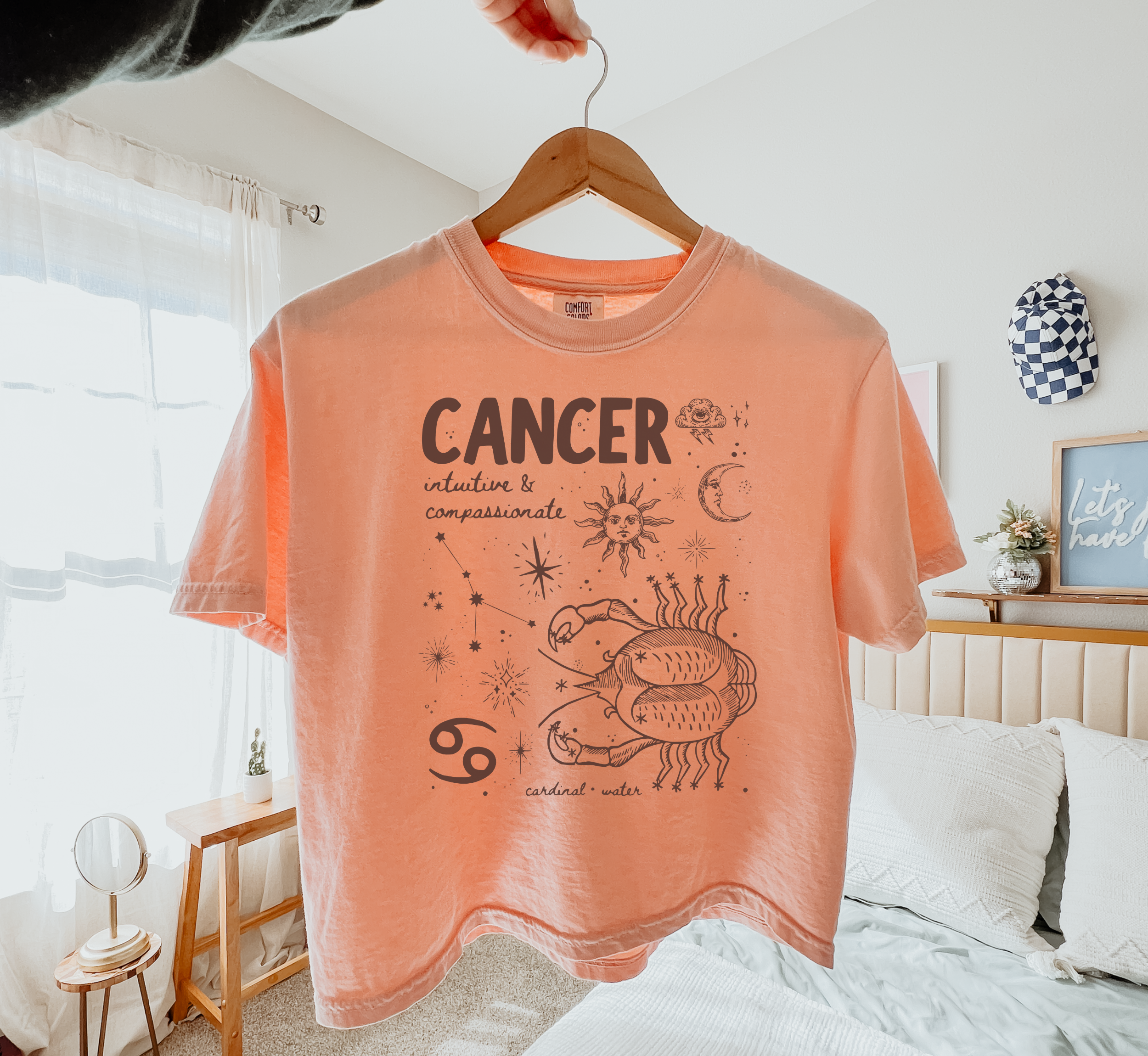 Medieval Cancer Zodiac Boxy Tee