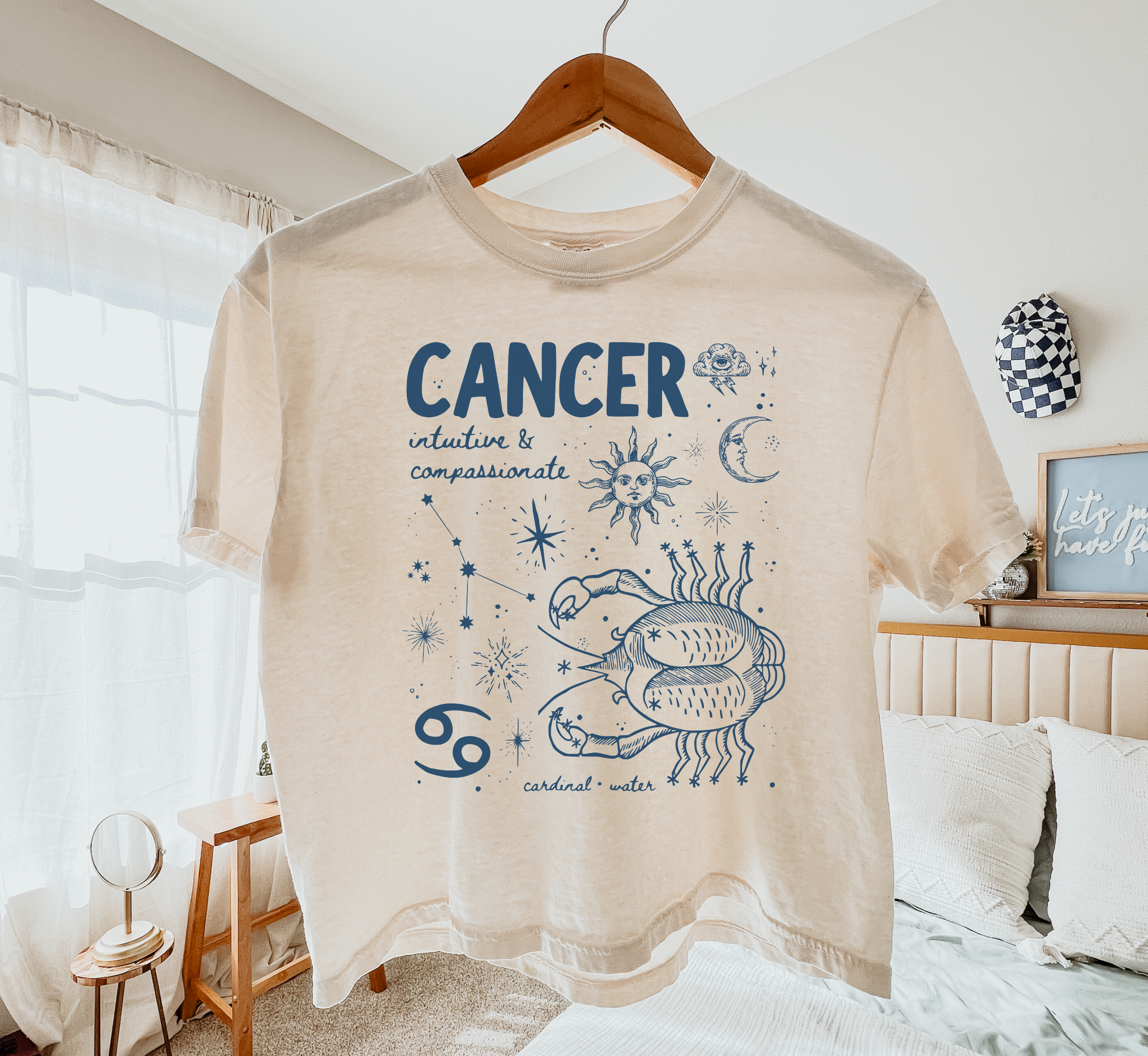 Medieval Cancer Zodiac Boxy Tee