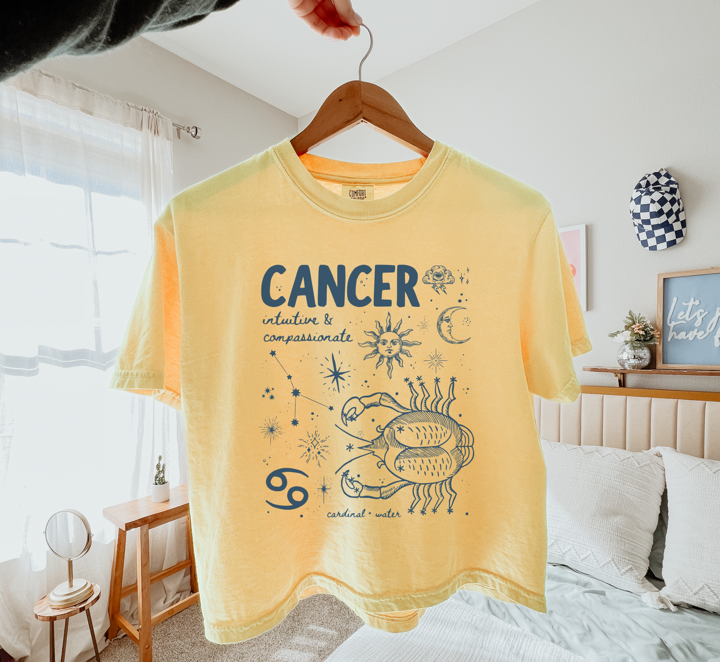 Medieval Cancer Zodiac Boxy Tee