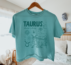 Medieval Taurus Zodiac Boxy Tee