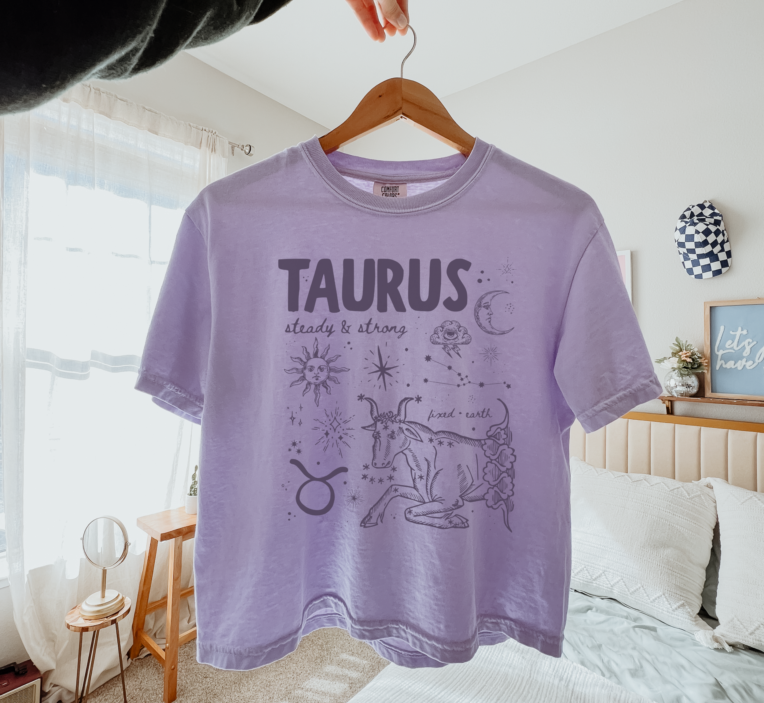 Medieval Taurus Zodiac Boxy Tee
