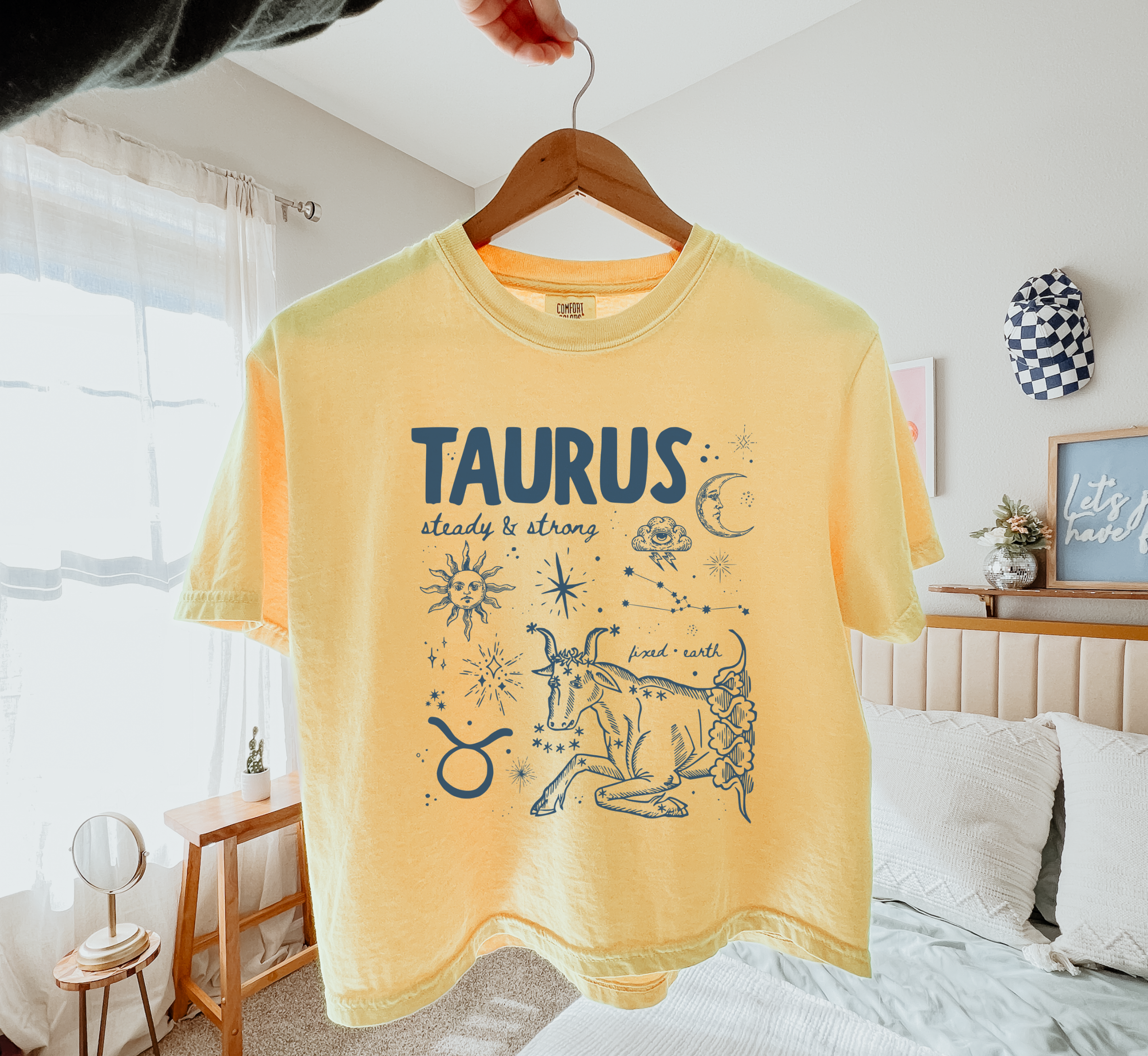 Medieval Taurus Zodiac Boxy Tee
