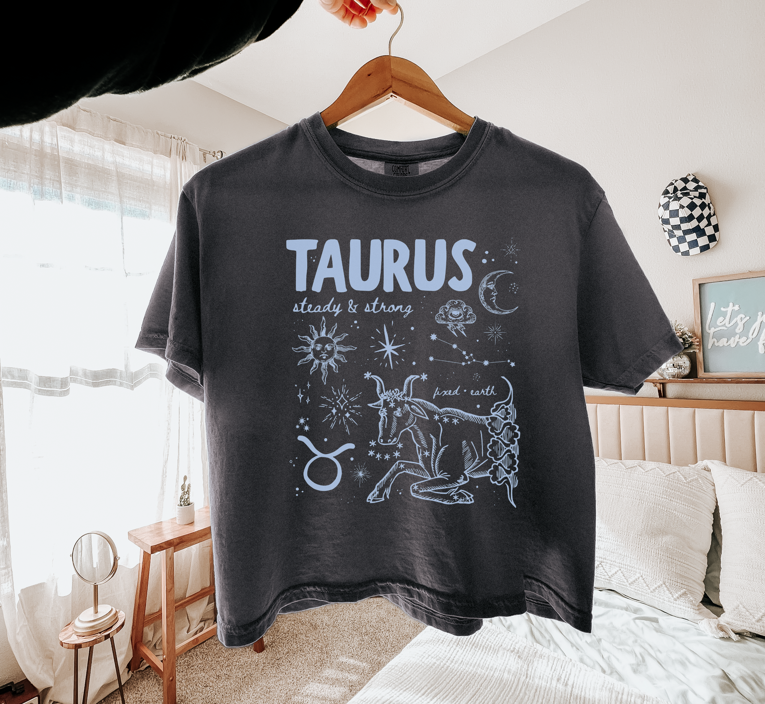 Medieval Taurus Zodiac Boxy Tee