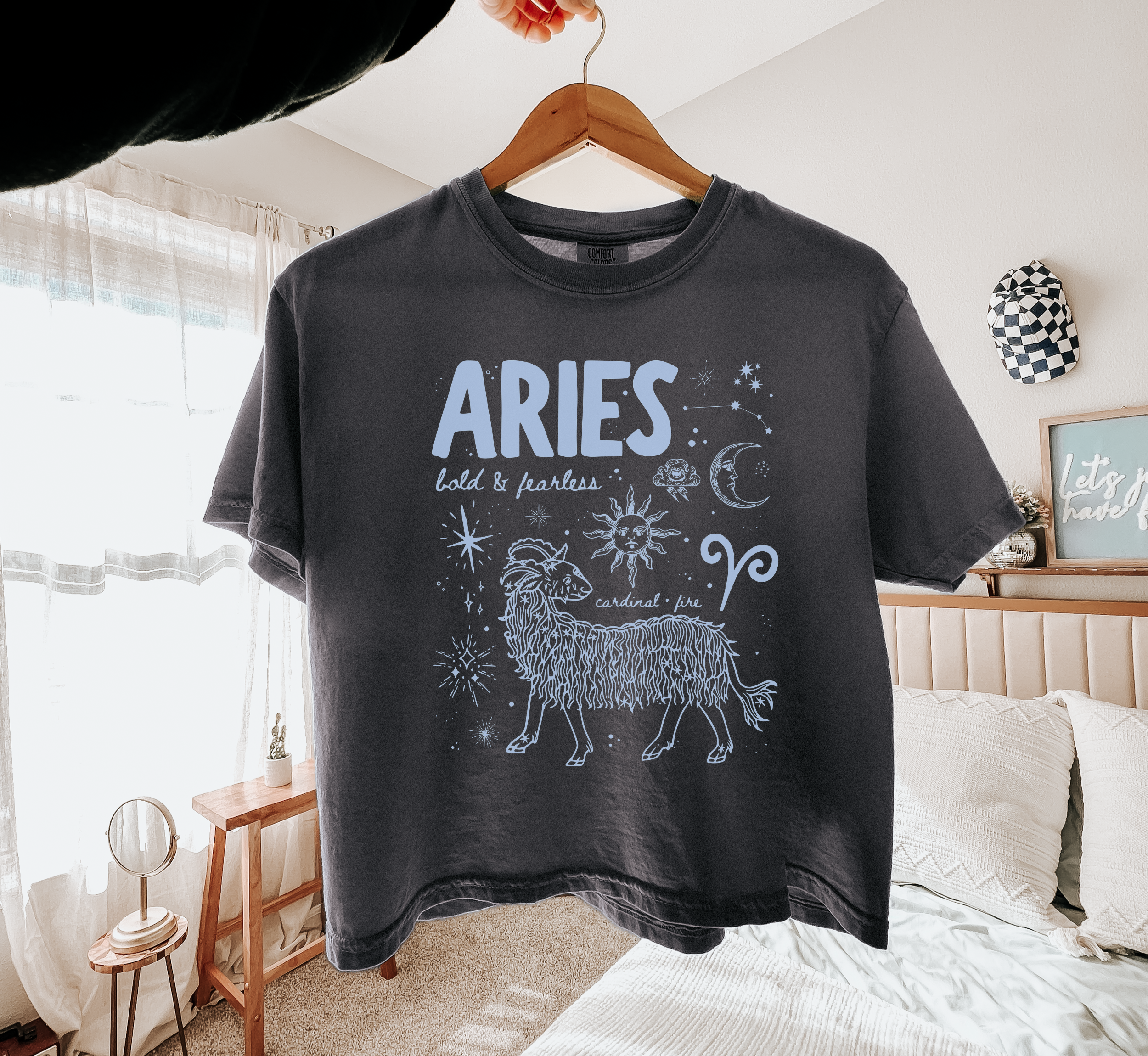 Medieval Aries Zodiac Boxy Tee
