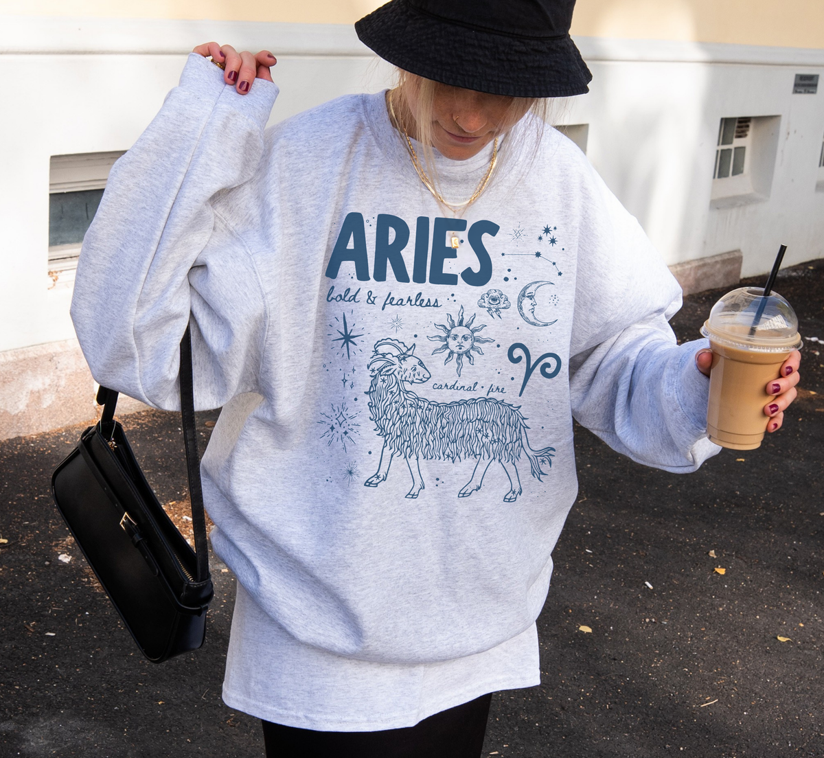 Medieval Aries Zodiac Sweatshirt