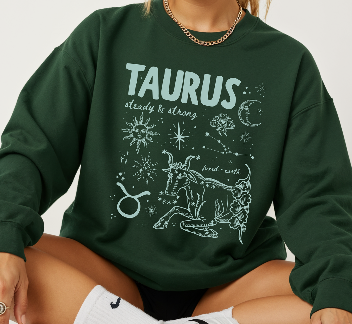 Medieval Taurus Zodiac Sweatshirt