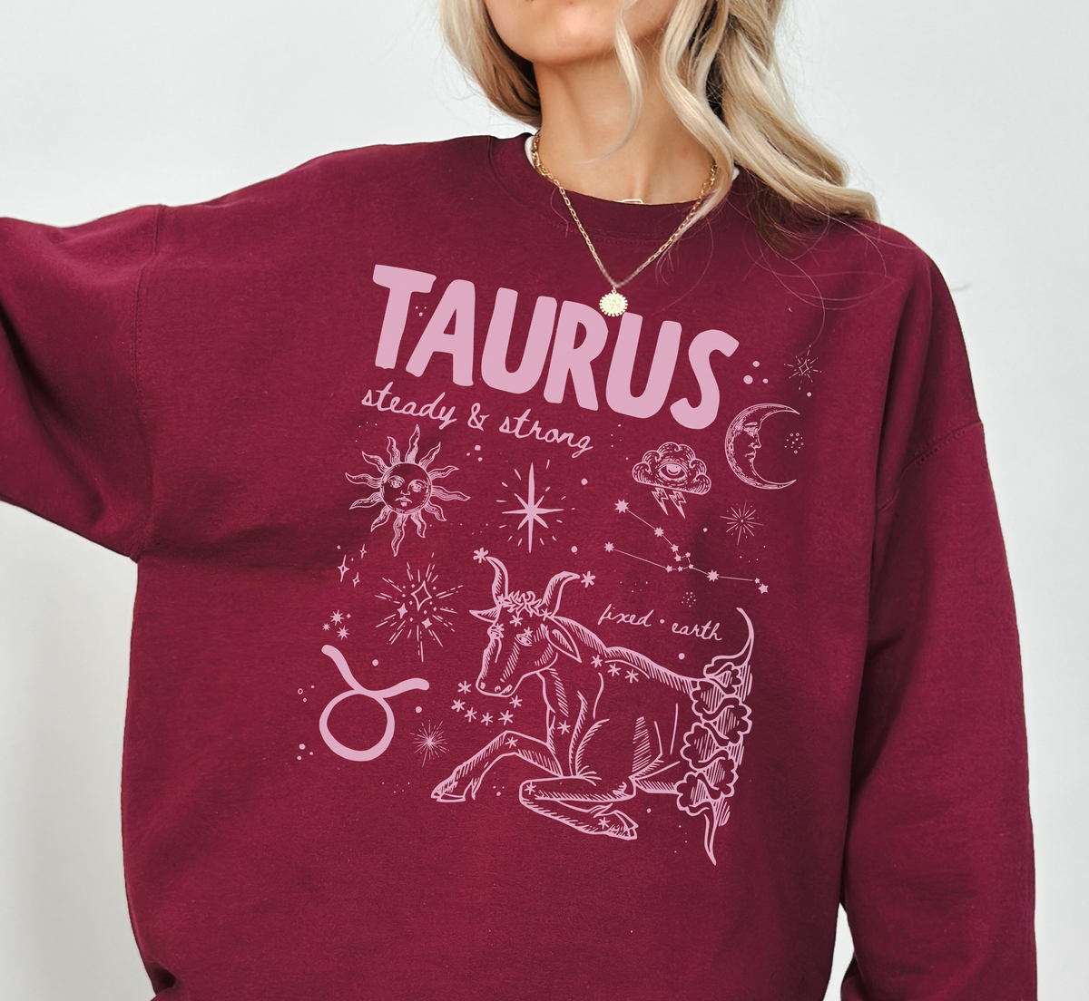 Medieval Taurus Zodiac Sweatshirt