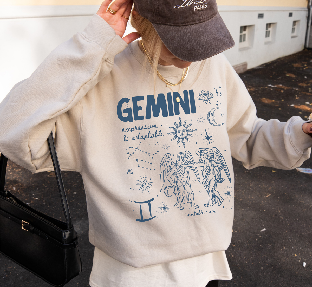 Medieval Gemini Zodiac Sweatshirt