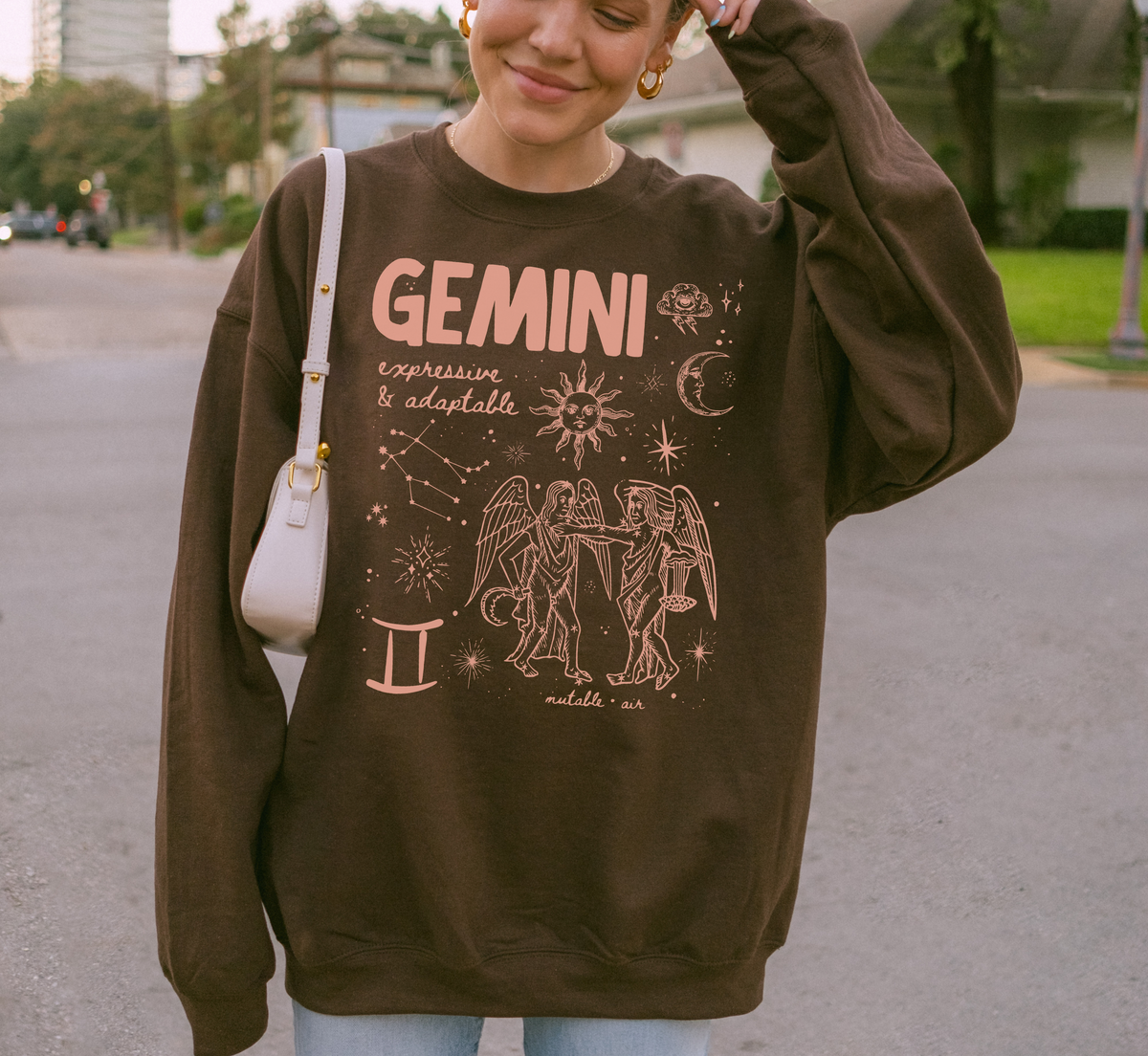 Medieval Gemini Zodiac Sweatshirt