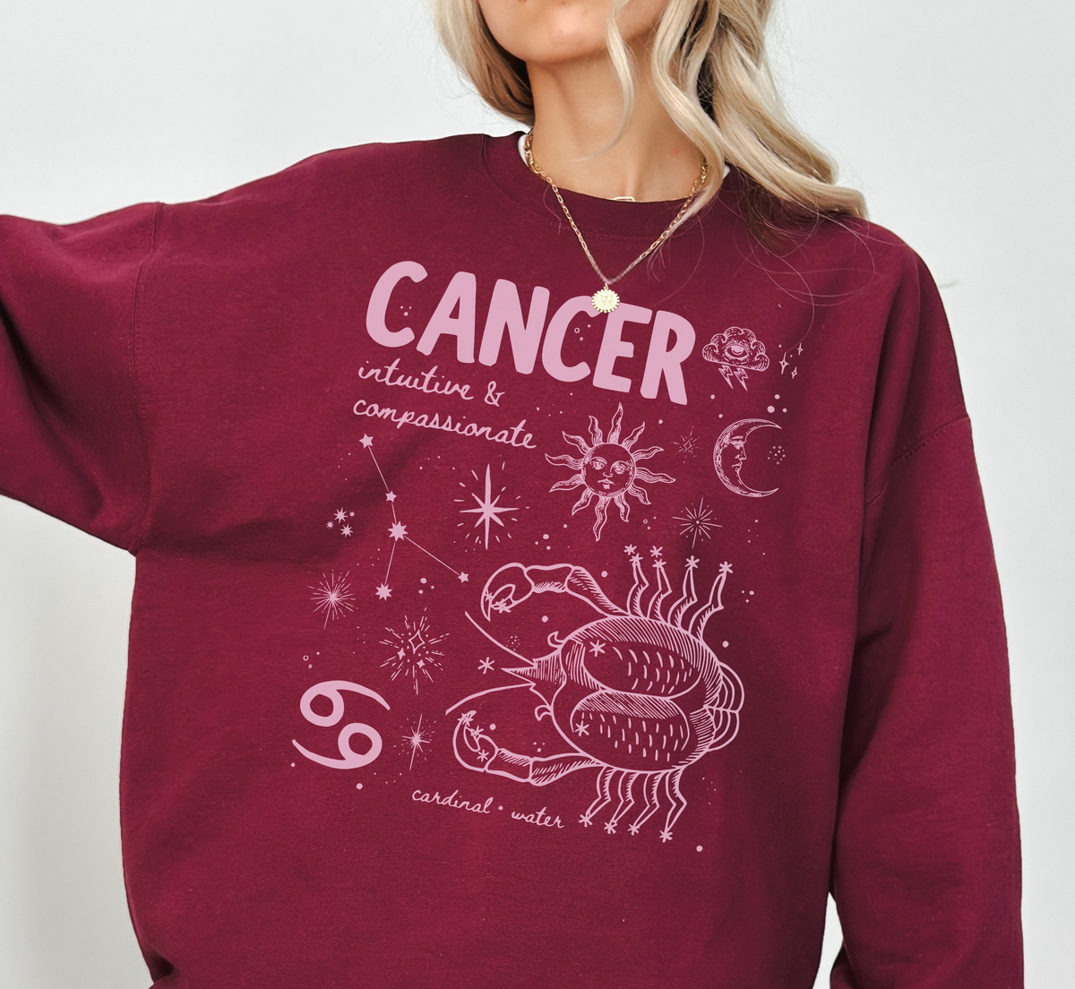 Medieval Cancer Zodiac Sweatshirt