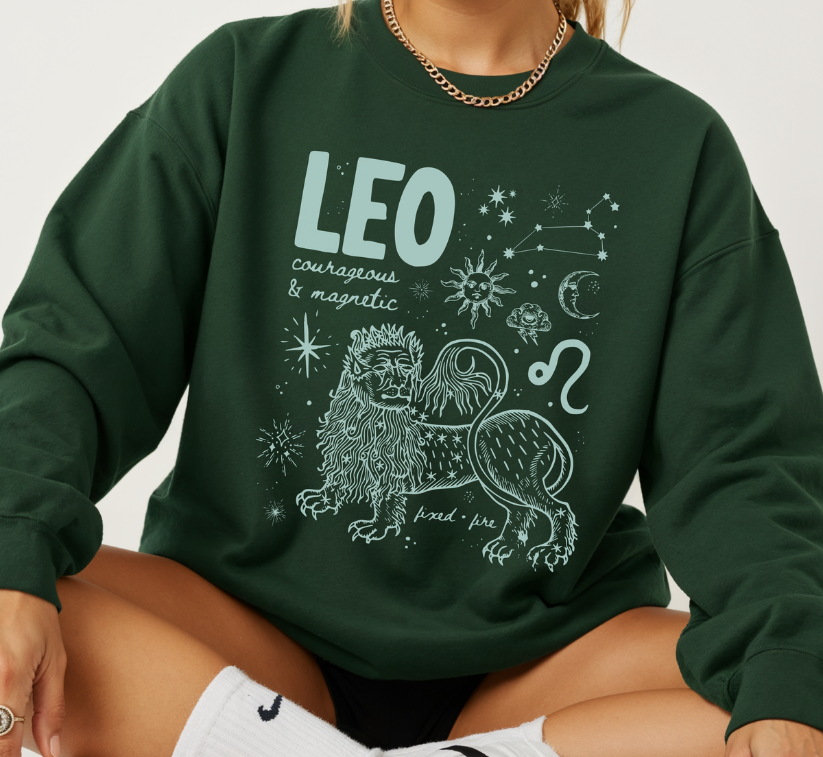 Medieval Leo Zodiac Sweatshirt