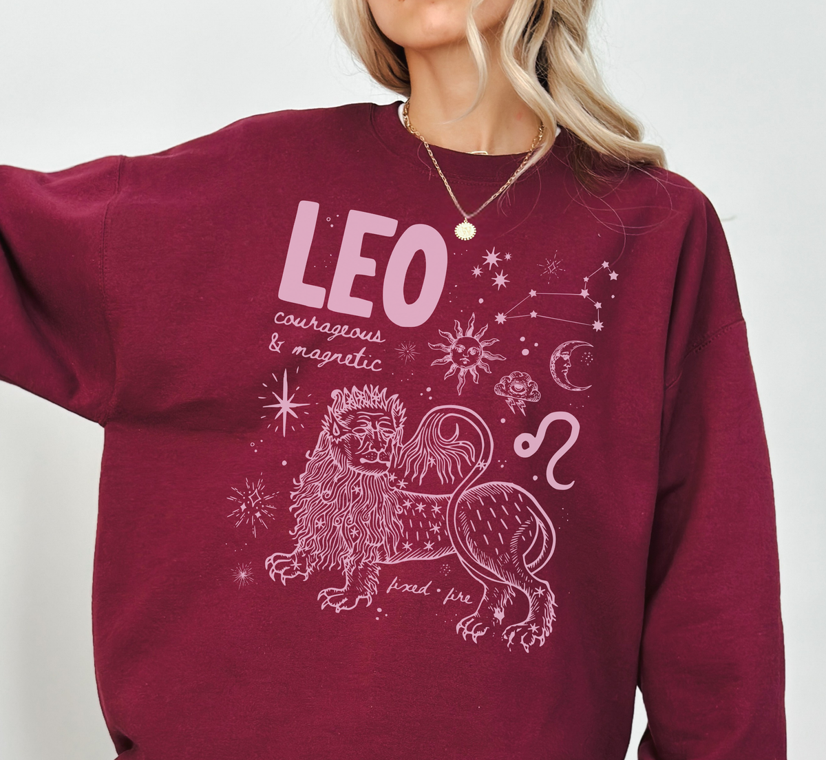 Medieval Leo Zodiac Sweatshirt