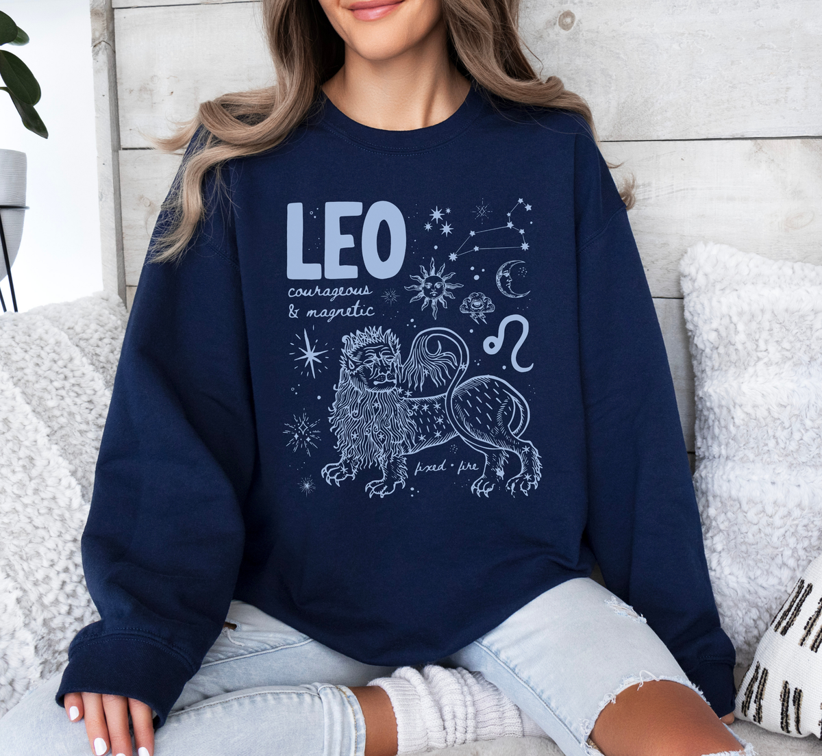 Medieval Leo Zodiac Sweatshirt