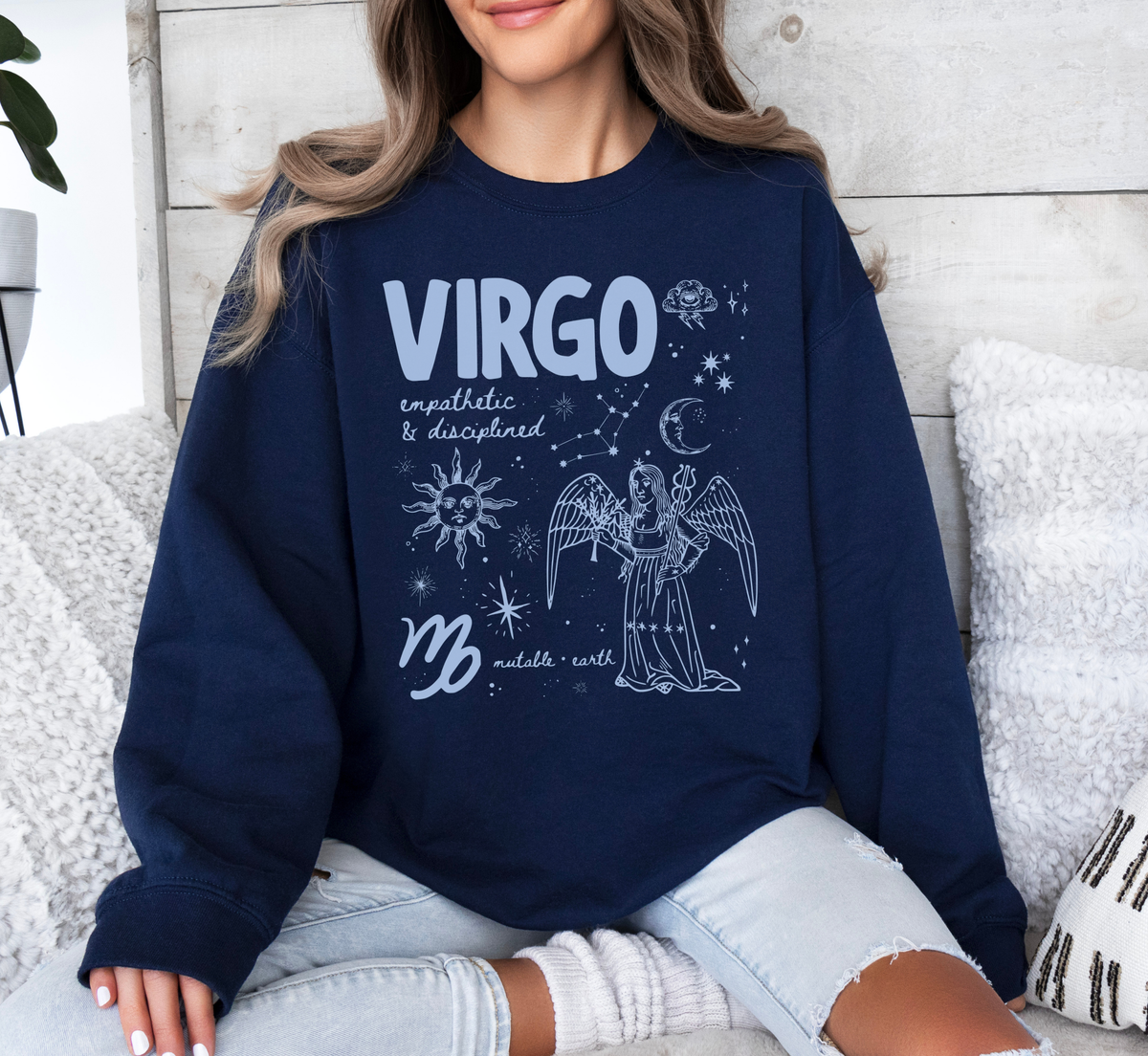 Medieval Virgo Zodiac Sweatshirt