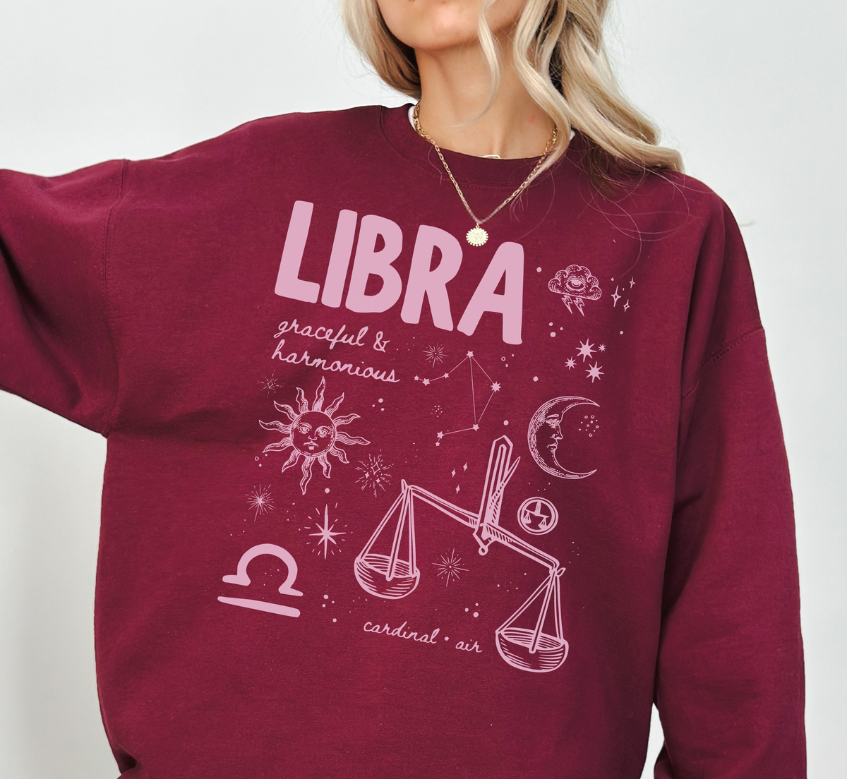 Medieval Libra Zodiac Sweatshirt