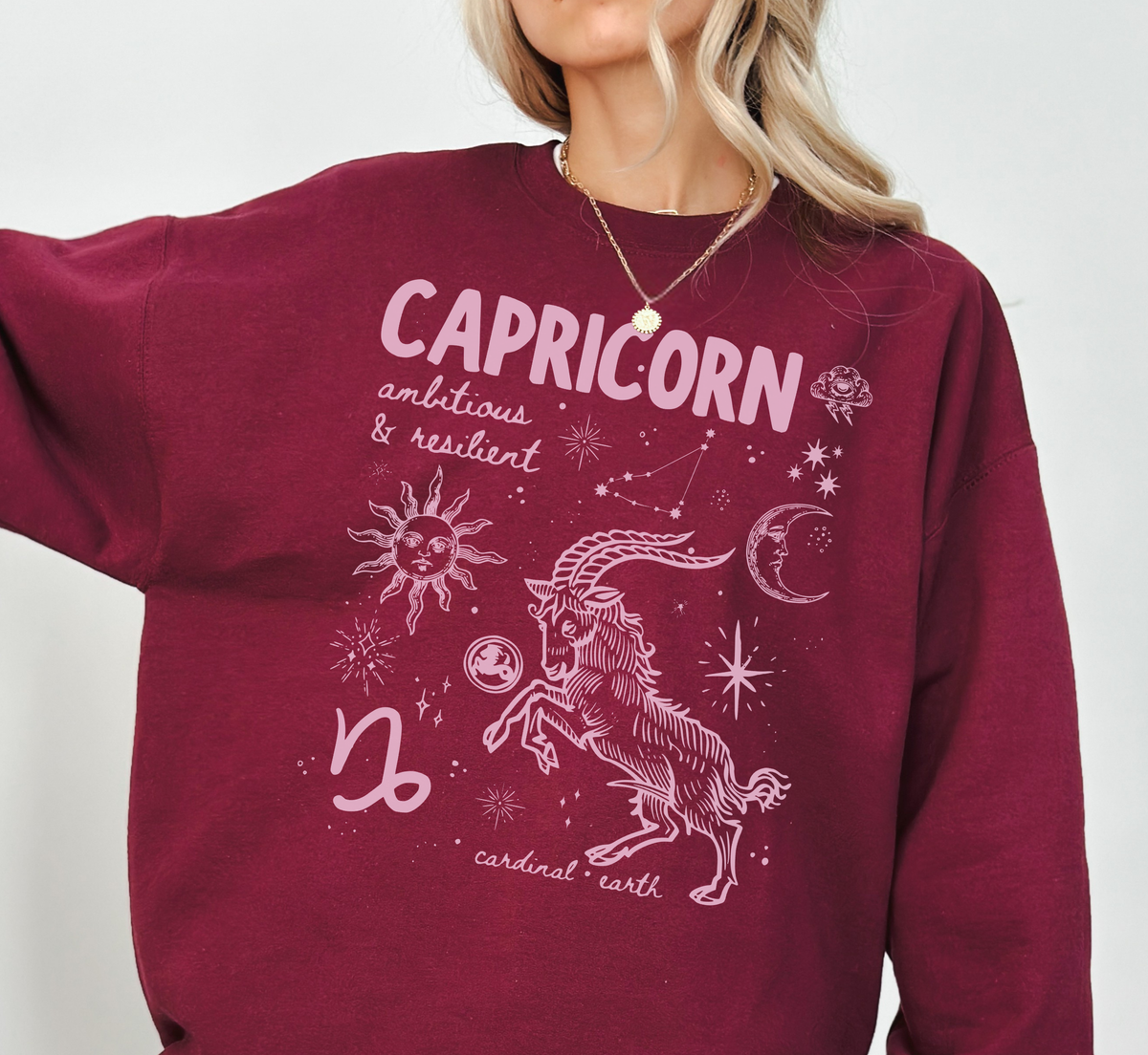 Medieval Capricorn Zodiac Sweatshirt