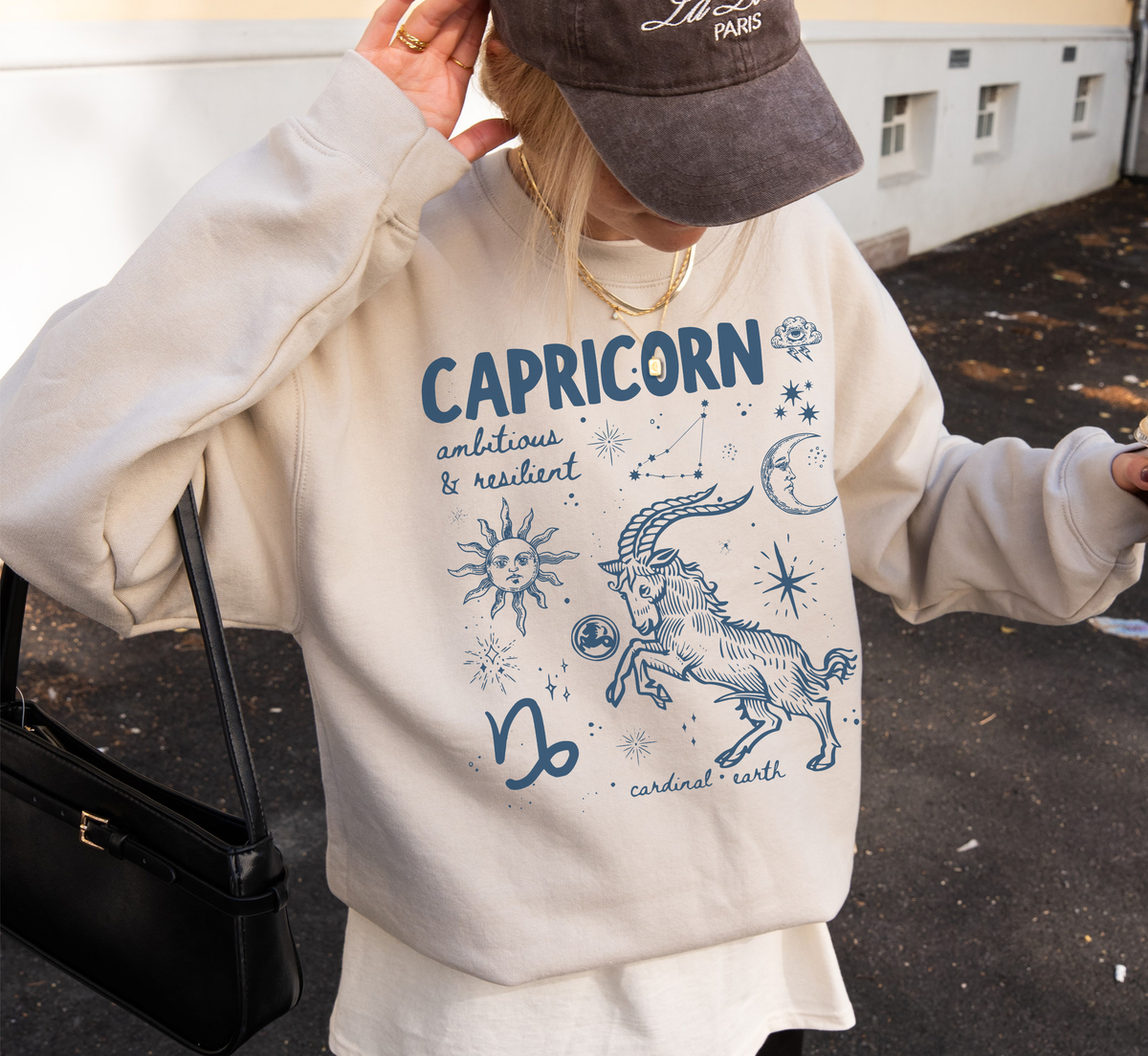 Medieval Capricorn Zodiac Sweatshirt